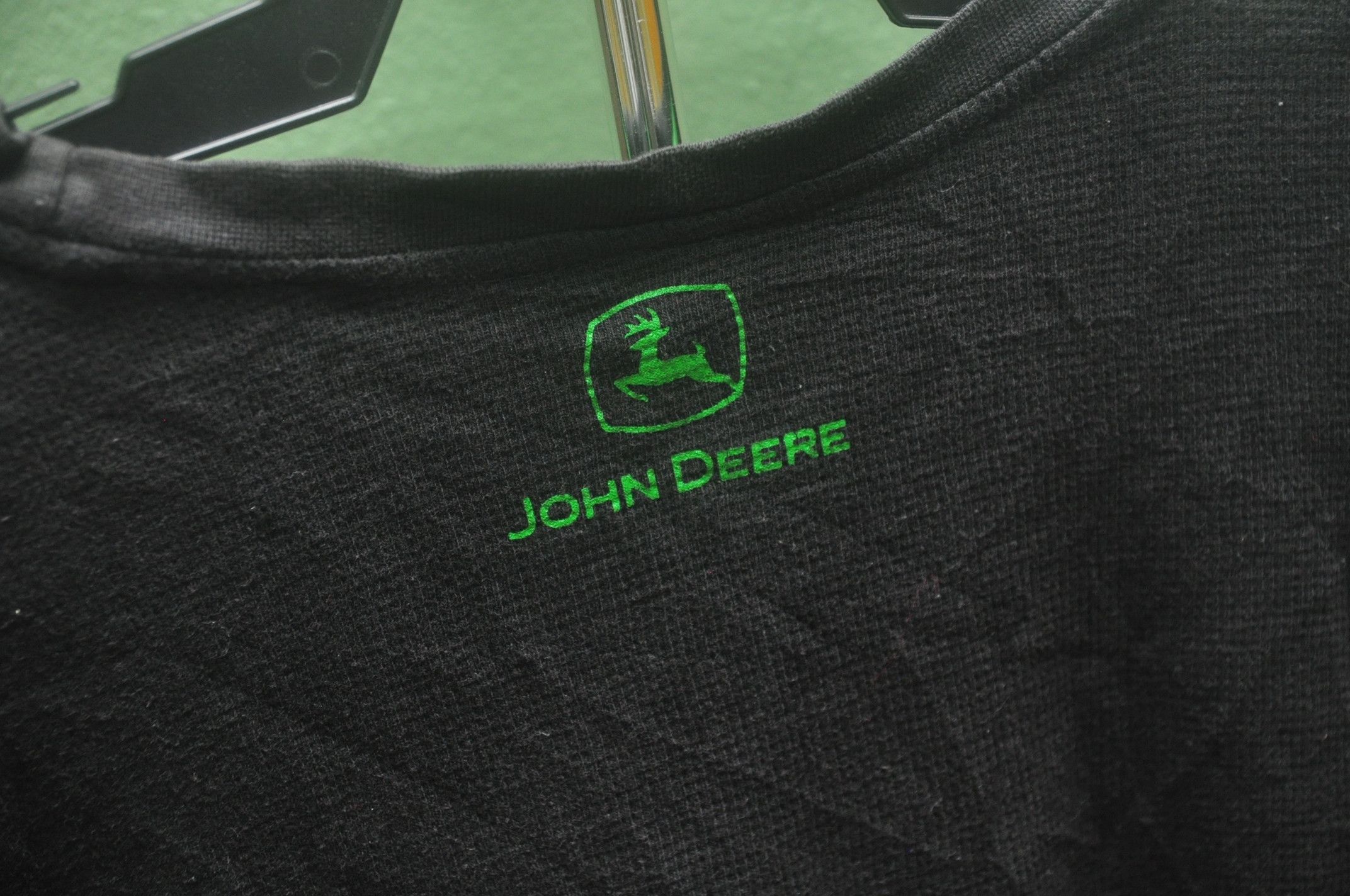 John Deere × Vintage Vintage John Deere Black Colour Long Sleeve Shirt Size US XXL / EU 58 / 5 - 6 Thumbnail