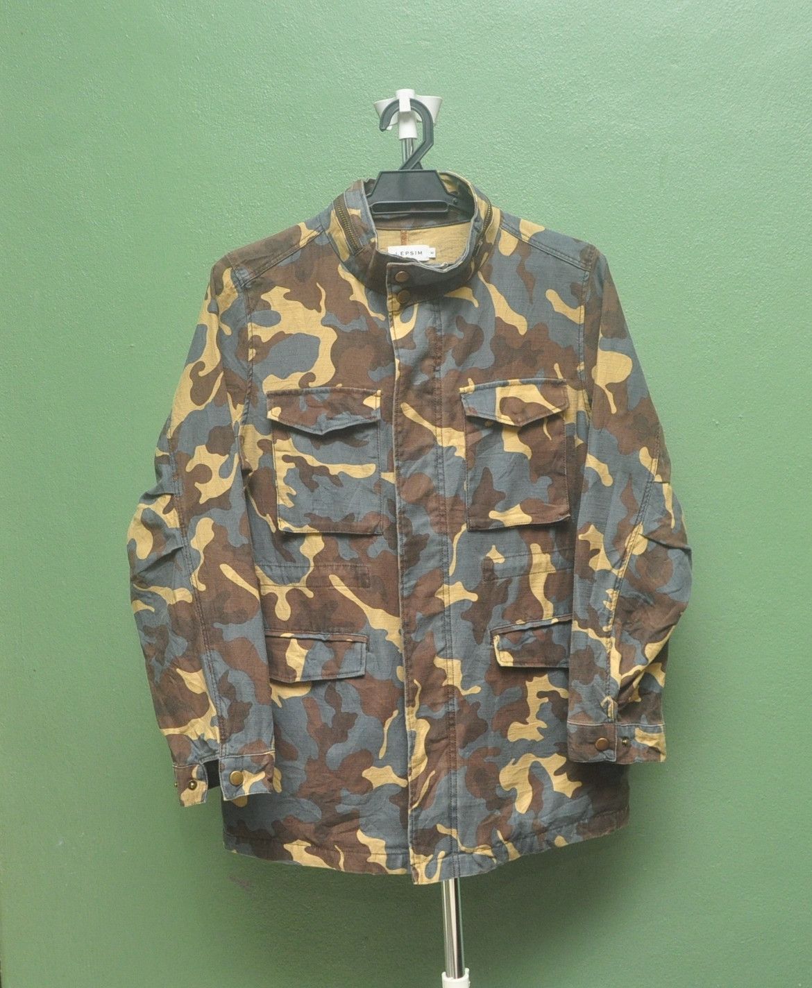 Designer × Japanese Brand × Vintage Vintage Lepsim Camoflage Army Military Travis Scott Style Size US M / EU 48-50 / 2 - 1 Thumbnail