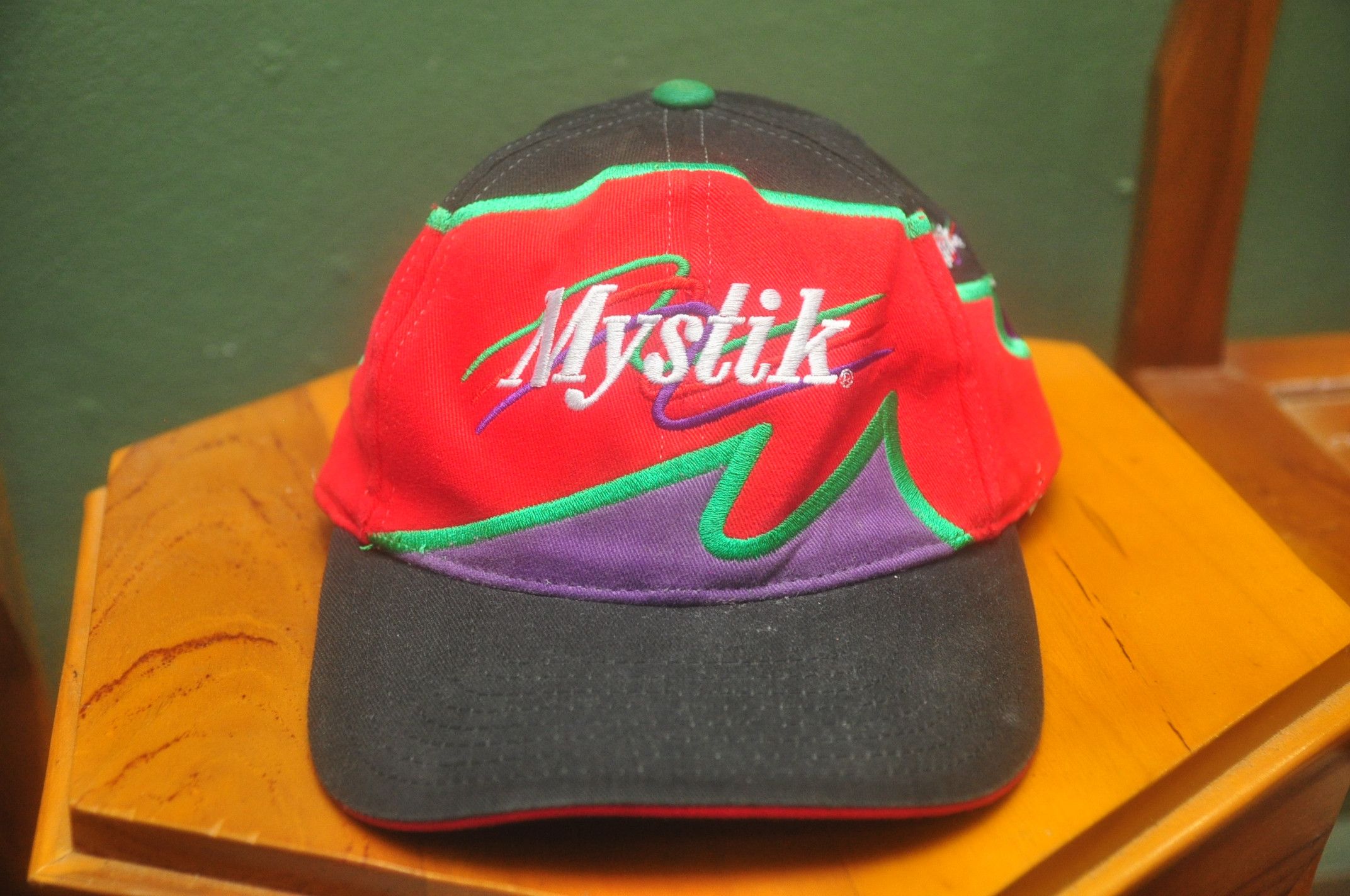 Designer × Japanese Brand × Vintage Vintage Mystik Citgo Fullprint Embroided Multicolour Cap Size ONE SIZE - 2 Thumbnail