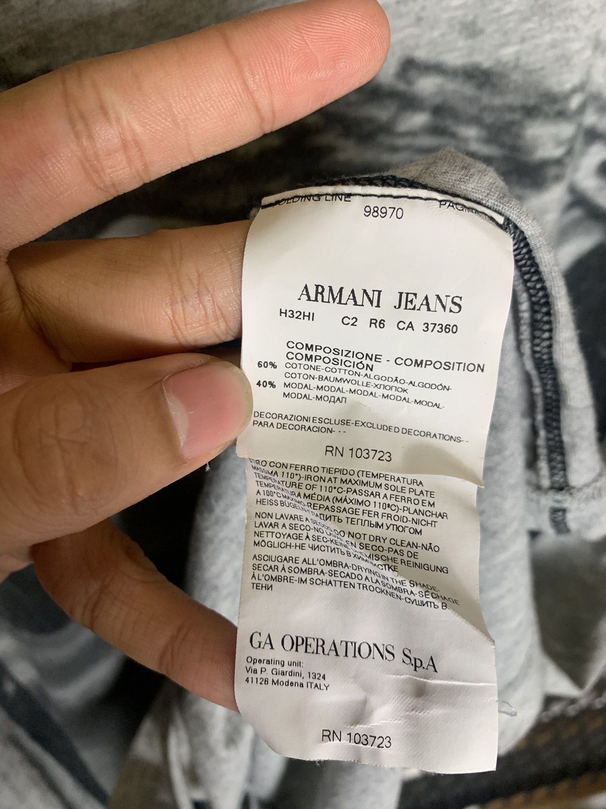 Armani Armani exchange photo tee Size US L / EU 52-54 / 3 - 5 Thumbnail