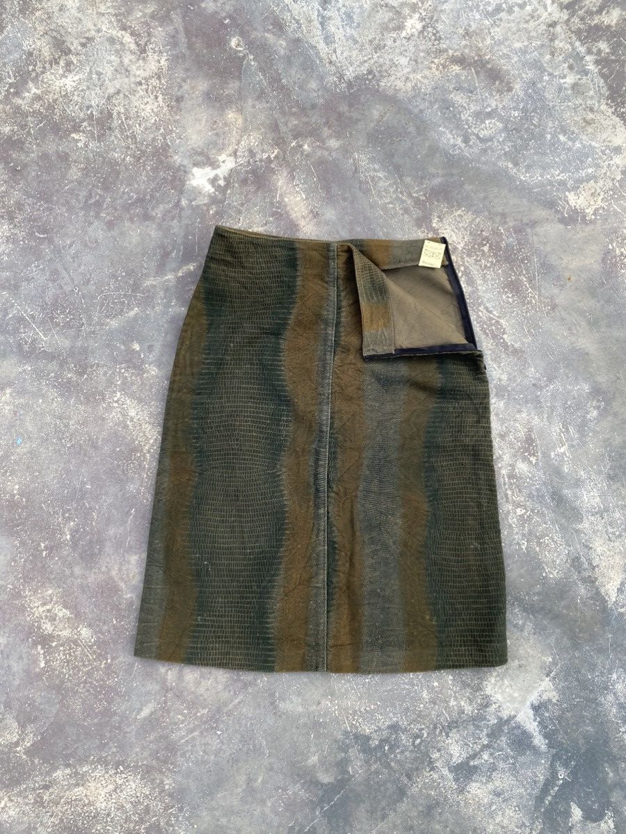 A.P.C. Vintage A.P.C Snakeskin Maxi Skirt Size 28" / US 6 / IT 42 - 3 Thumbnail