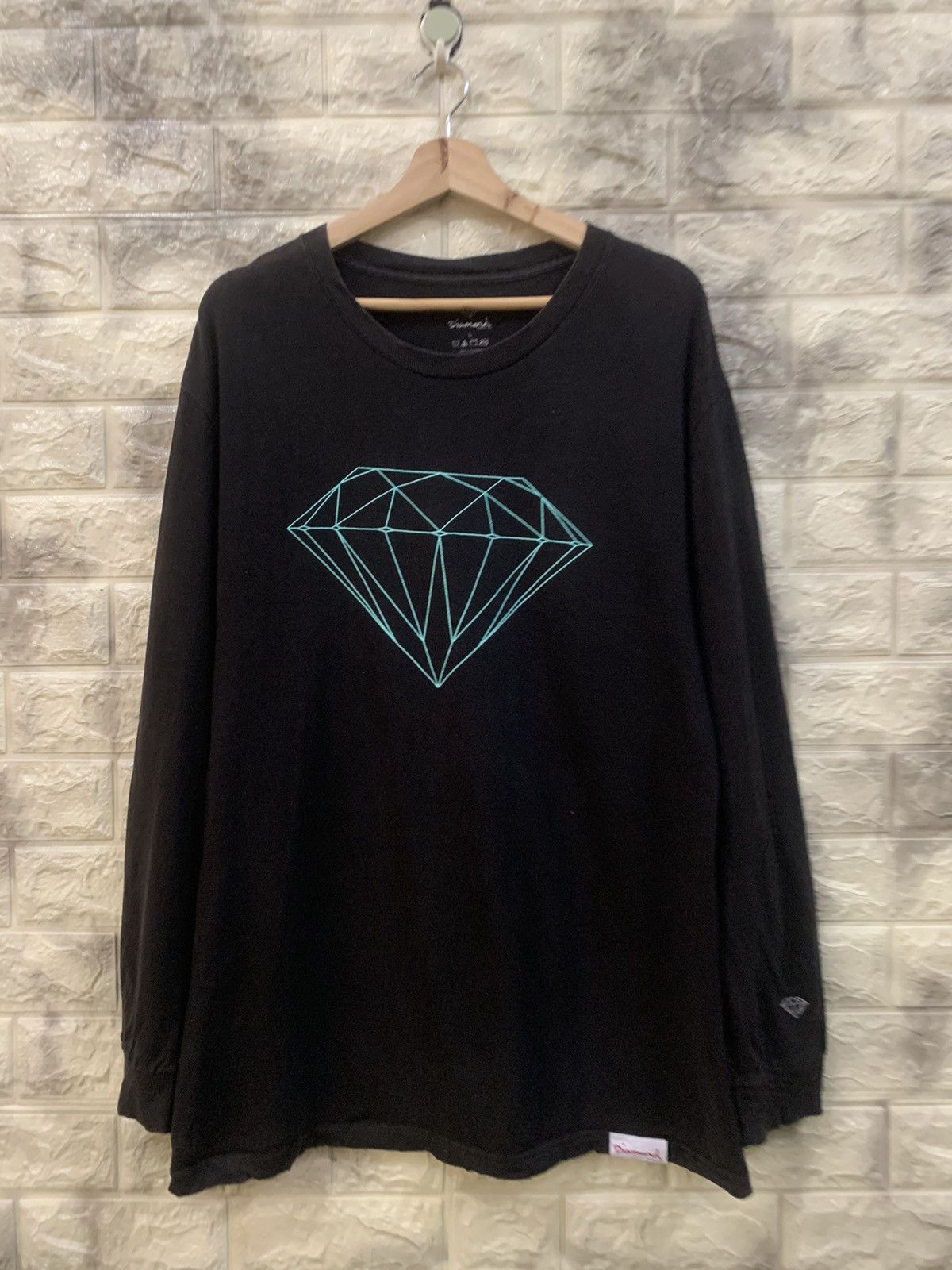 Diamond Supply Co. Vintage Diamond big logo black shirt Size US L / EU 52-54 / 3 - 2 Thumbnail