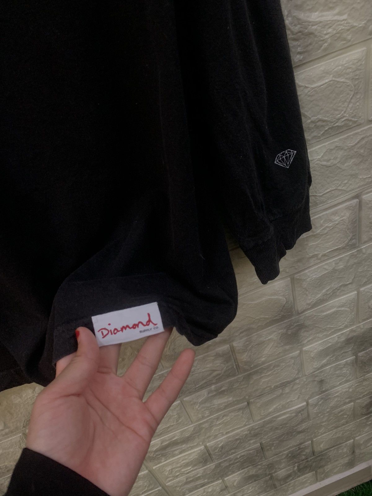 Diamond Supply Co. Vintage Diamond big logo black shirt Size US L / EU 52-54 / 3 - 9 Thumbnail