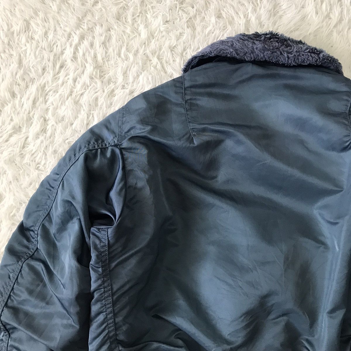 Alpha Industries 💥Vtg B-15C Alpha Industries Bomber Jacket Ideal Usa Zipper Size US M / EU 48-50 / 2 - 14 Thumbnail