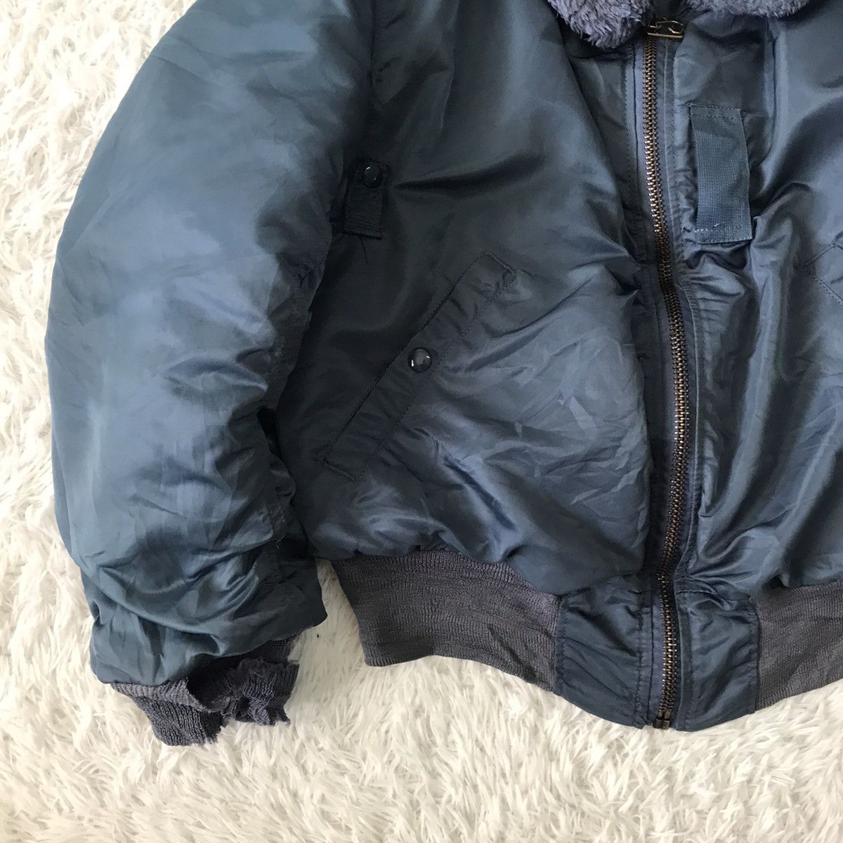 Alpha Industries 💥Vtg B-15C Alpha Industries Bomber Jacket Ideal Usa Zipper Size US M / EU 48-50 / 2 - 5 Thumbnail
