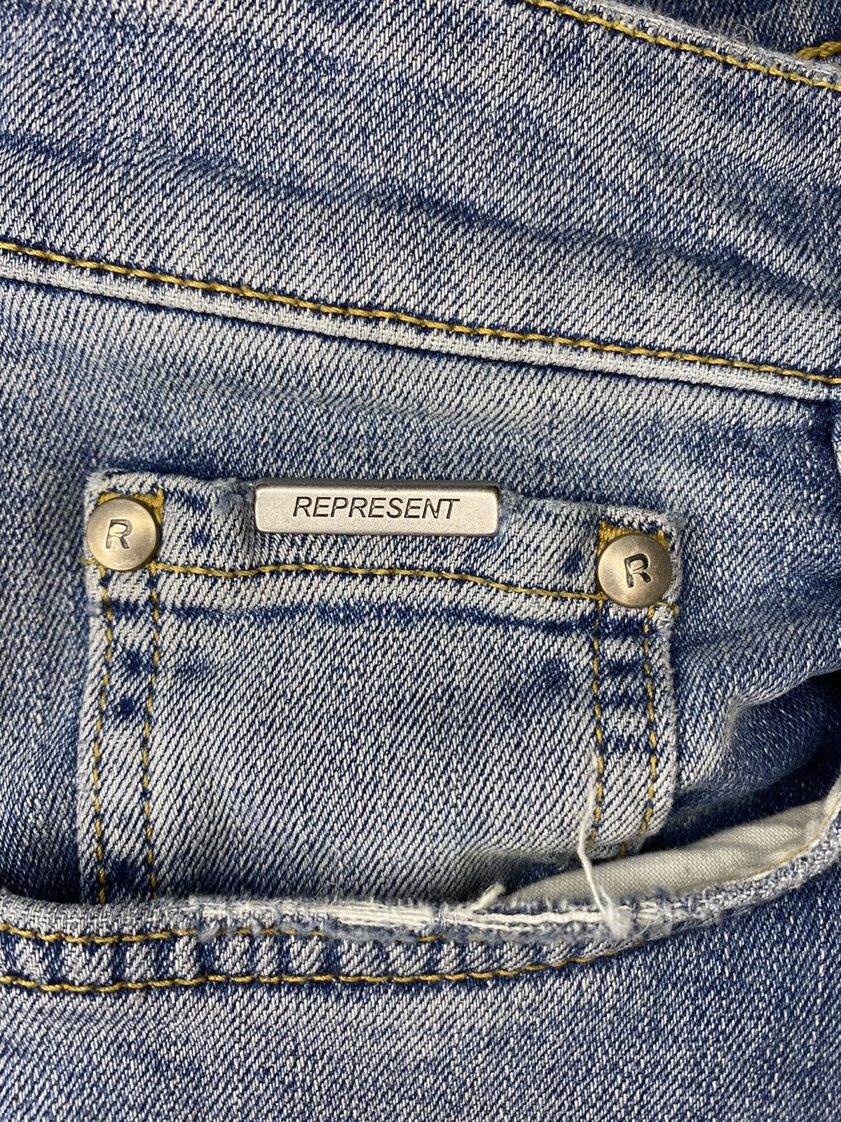 Represent Clo. Represent Shredded Denim Size US 32 / EU 48 - 2 Thumbnail
