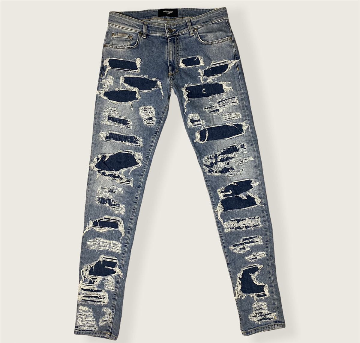 Represent Clo. Represent Shredded Denim Size US 32 / EU 48 - 1 Thumbnail