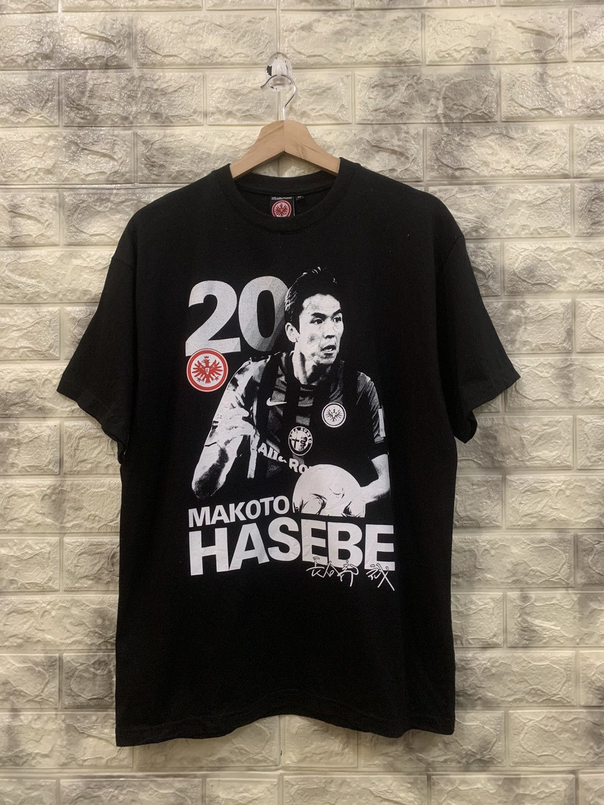 Japanese Brand MAKOTO HASEBE BLACK TEES Size US M / EU 48-50 / 2 - 2 Thumbnail