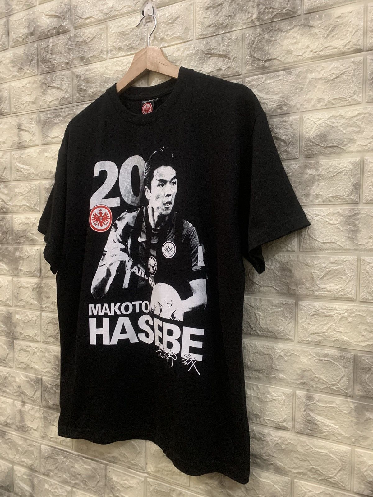 Japanese Brand MAKOTO HASEBE BLACK TEES Size US M / EU 48-50 / 2 - 3 Thumbnail