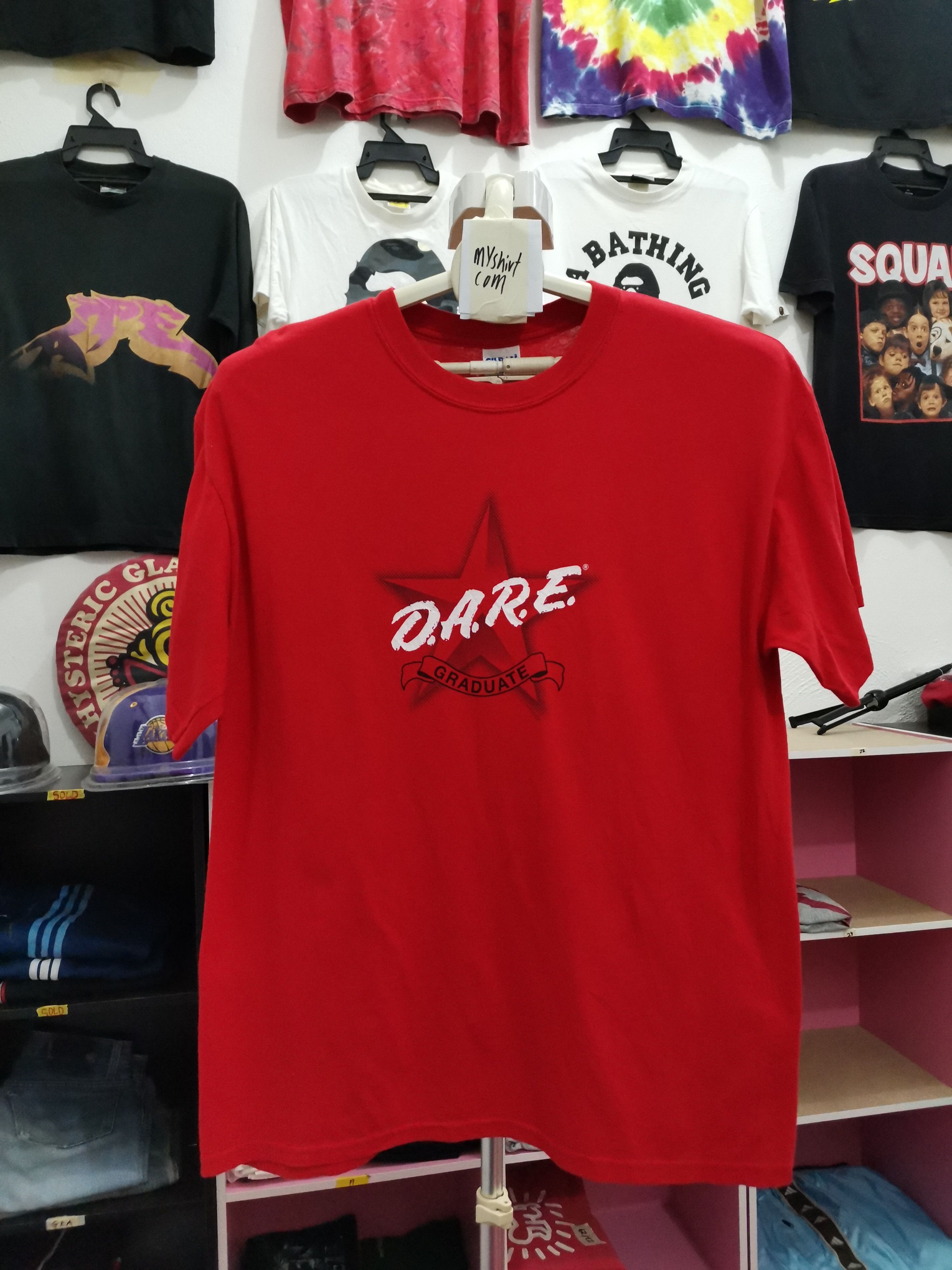 D.A.R.E × Vintage DARE GRADUATE T-SHIRT Size US L / EU 52-54 / 3 - 1 Thumbnail