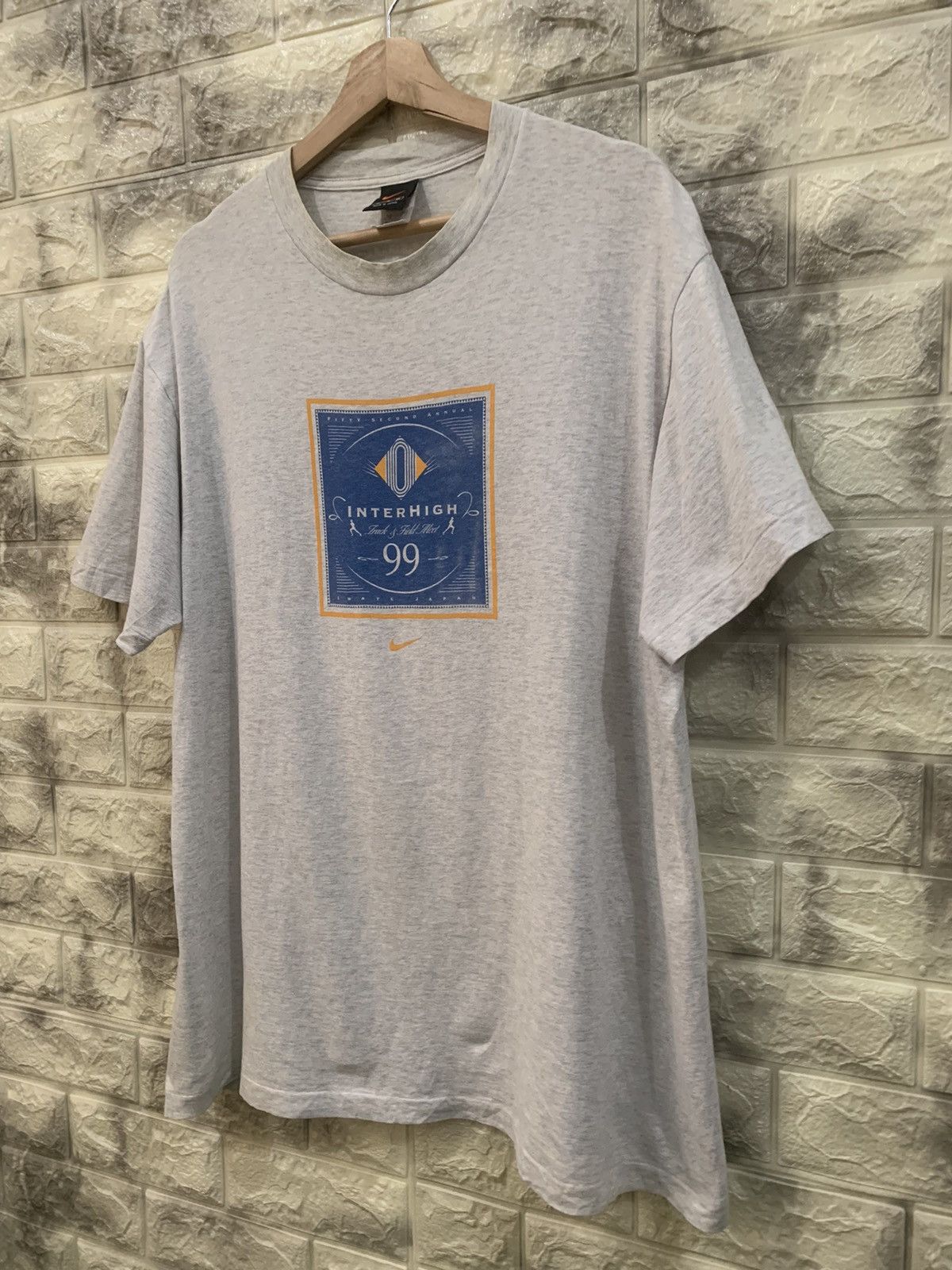 Nike × Vintage Vintage 1999 Nike Interhigh Track & Field Alert Tees Size US XL / EU 56 / 4 - 3 Thumbnail