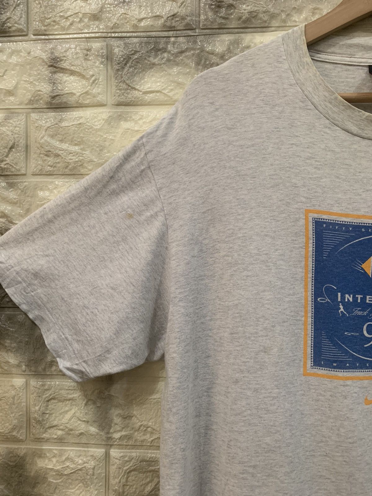 Nike × Vintage Vintage 1999 Nike Interhigh Track & Field Alert Tees Size US XL / EU 56 / 4 - 7 Thumbnail