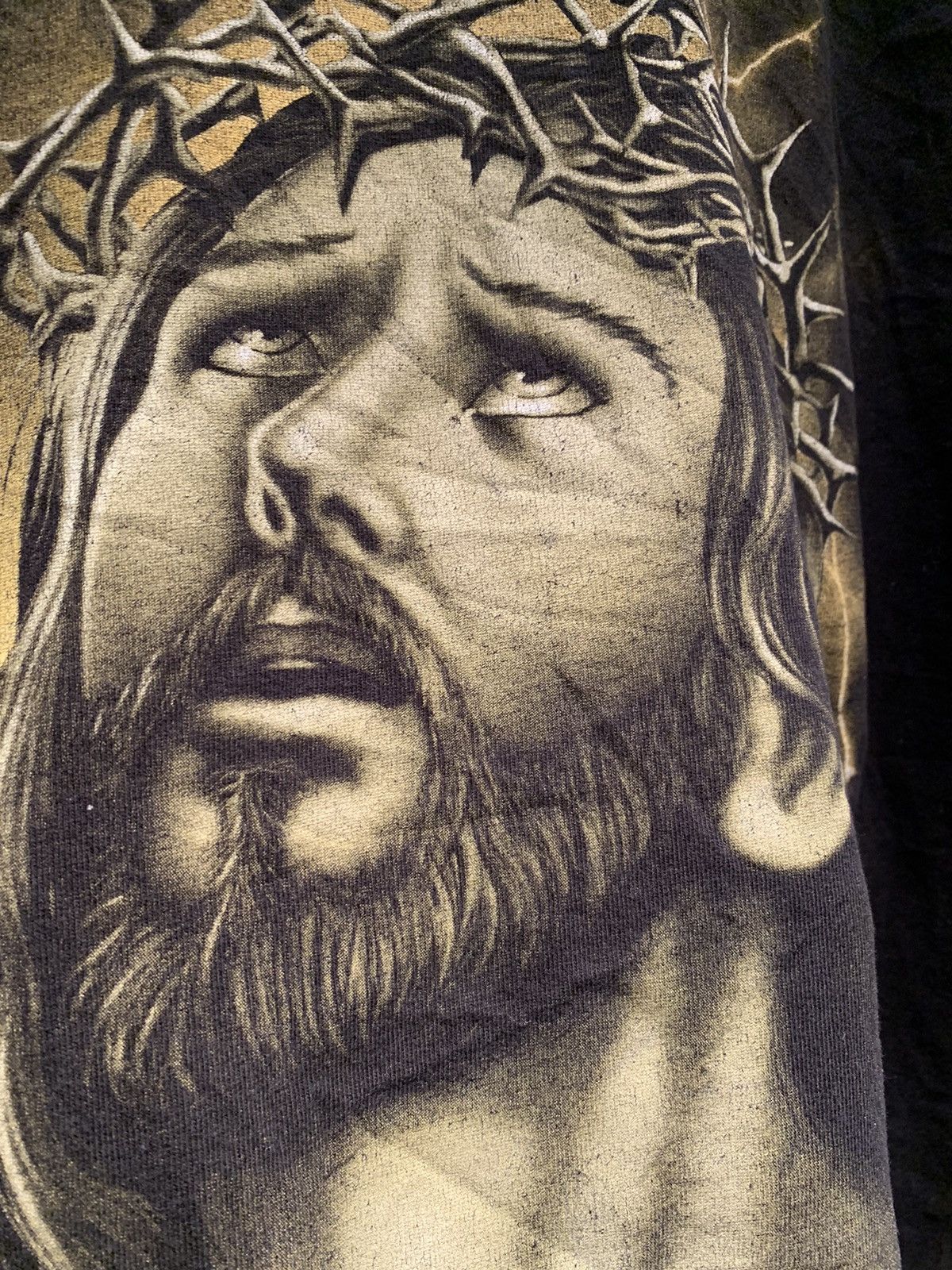 Other × Vintage *RARE* Vintage Jesus Christ Praying Hands Christian T-Shirt Size US L / EU 52-54 / 3 - 6 Thumbnail