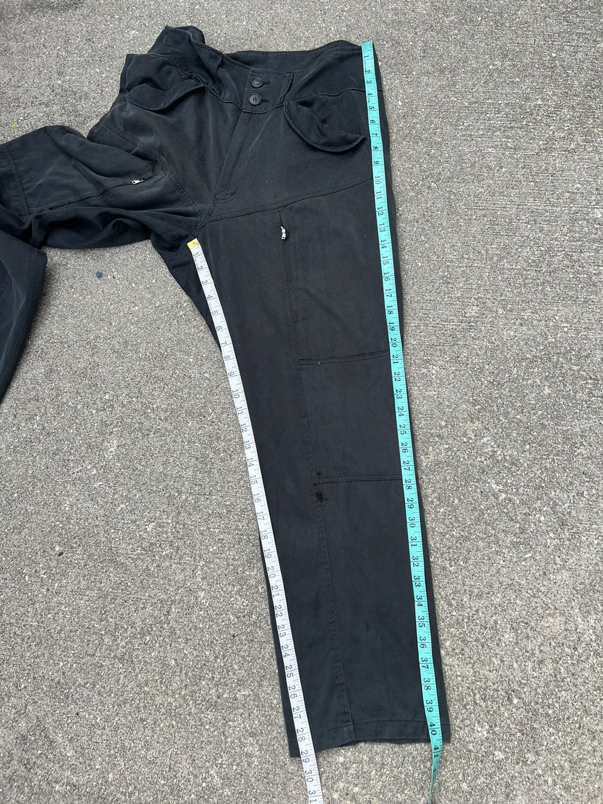 Neighborhood VTG Whiz Limited Japan Fade Black Distress Tactical Trouser Size US 31 - 4 Thumbnail