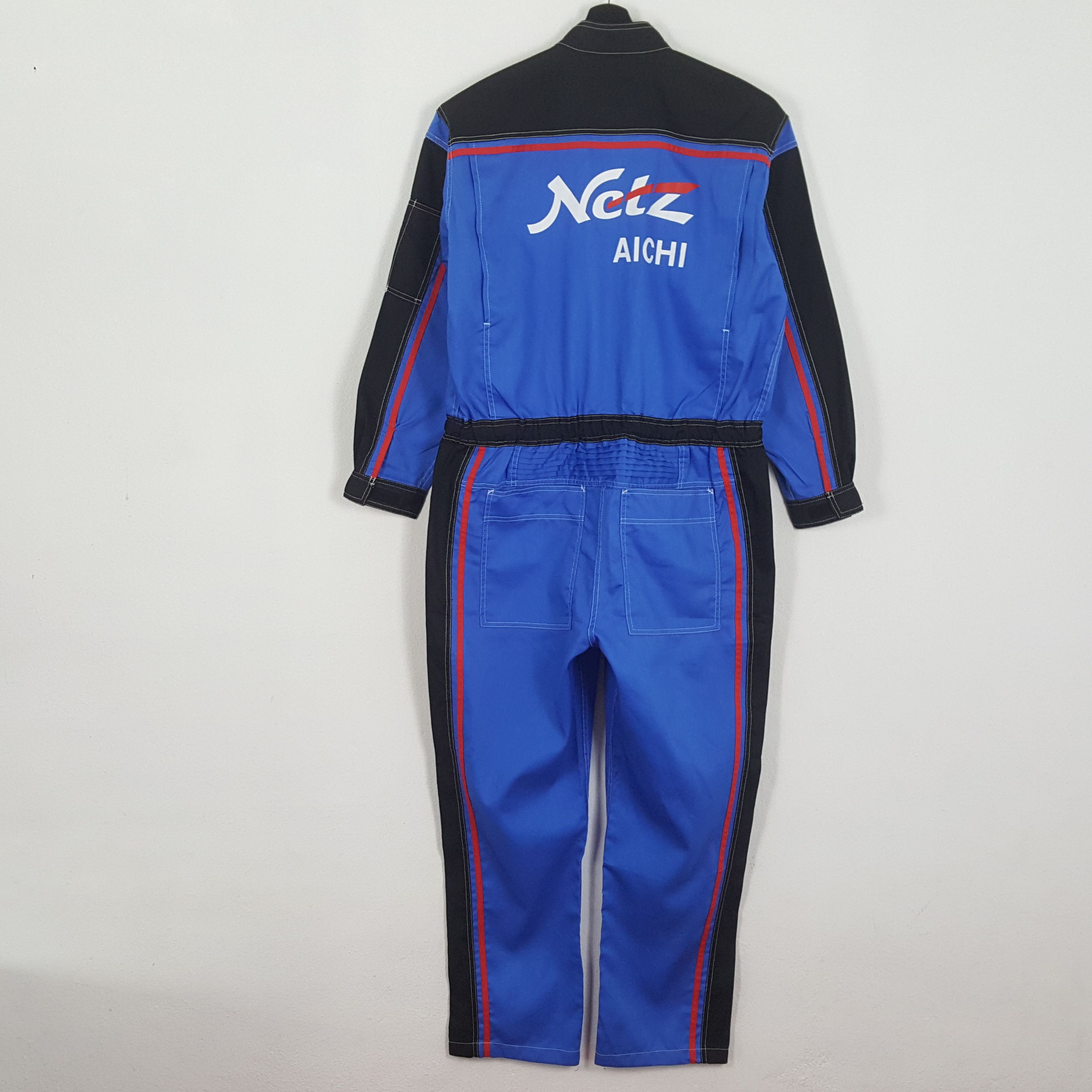 Japanese Brand × Vintage NETZ AICHI Motorsports Racing Team Coverall Jacket Size US L / EU 52-54 / 3 - 1 Thumbnail