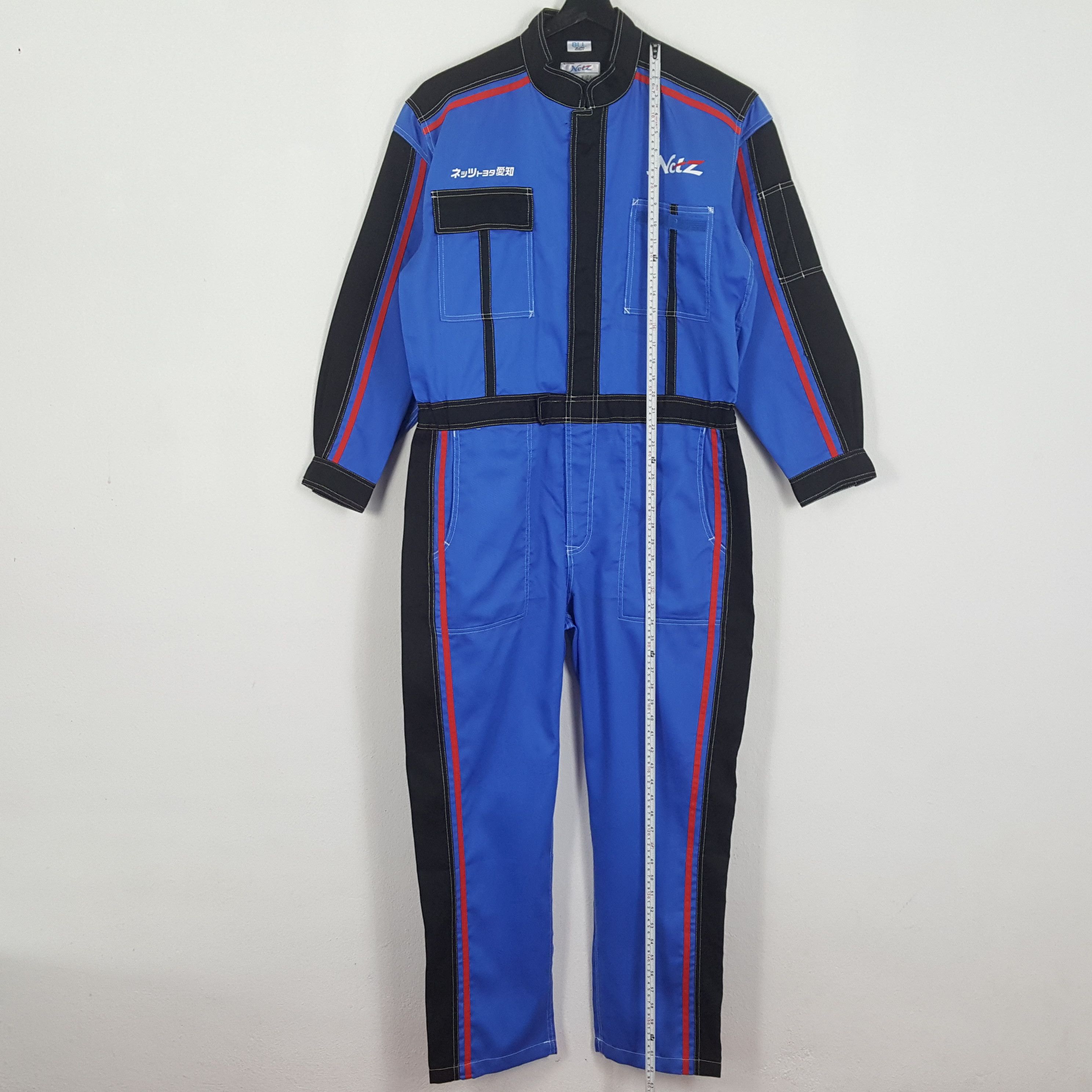 Japanese Brand × Vintage NETZ AICHI Motorsports Racing Team Coverall Jacket Size US L / EU 52-54 / 3 - 7 Thumbnail
