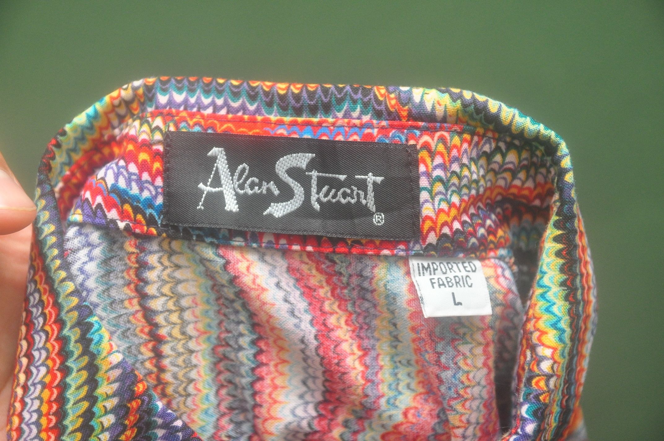 Designer × Japanese Brand Vintage Alan Stuart Multicolour ButtonUp Shirt Travis Scott Size US L / EU 52-54 / 3 - 6 Thumbnail