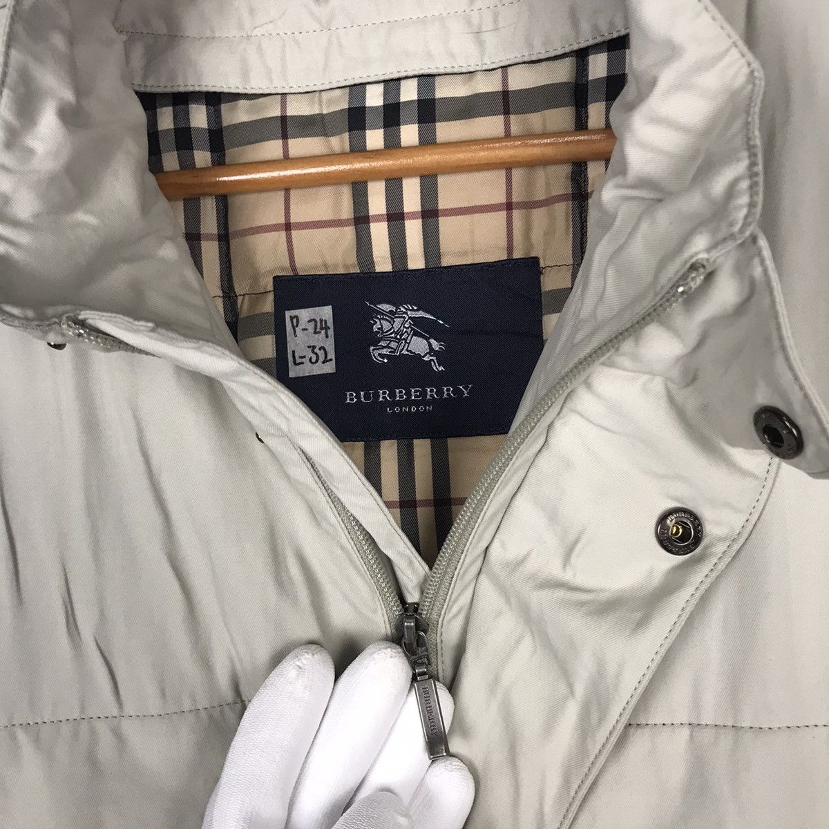 Burberry Burberry Nova Check Lining Puffer Parka Jacket Size US L / EU 52-54 / 3 - 7 Thumbnail