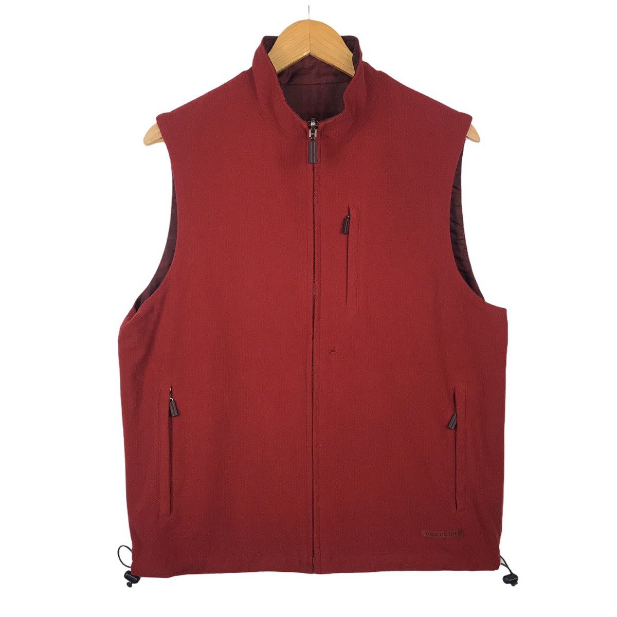 Burberry Burberry Reversible Red Nova Check Vest Size US M / EU 48-50 / 2 - 3 Thumbnail