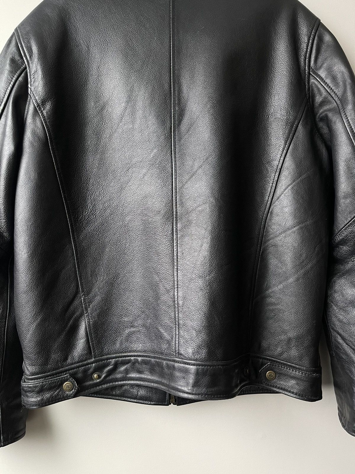 Vintage Vintage Columbia Minimalist Leather Jacket Size US S / EU 44-46 / 1 - 15 Thumbnail
