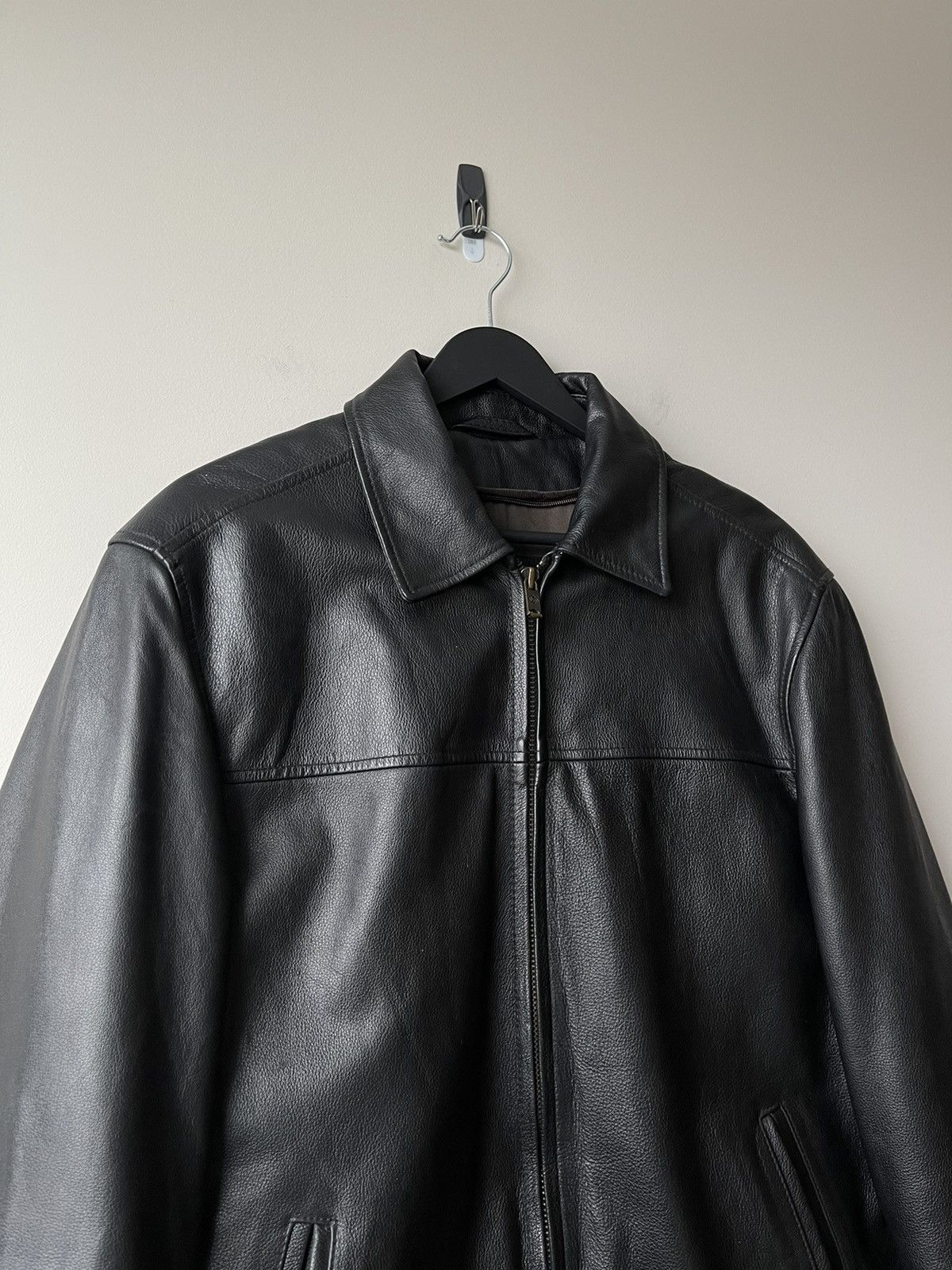 Vintage Vintage Columbia Minimalist Leather Jacket Size US S / EU 44-46 / 1 - 4 Thumbnail