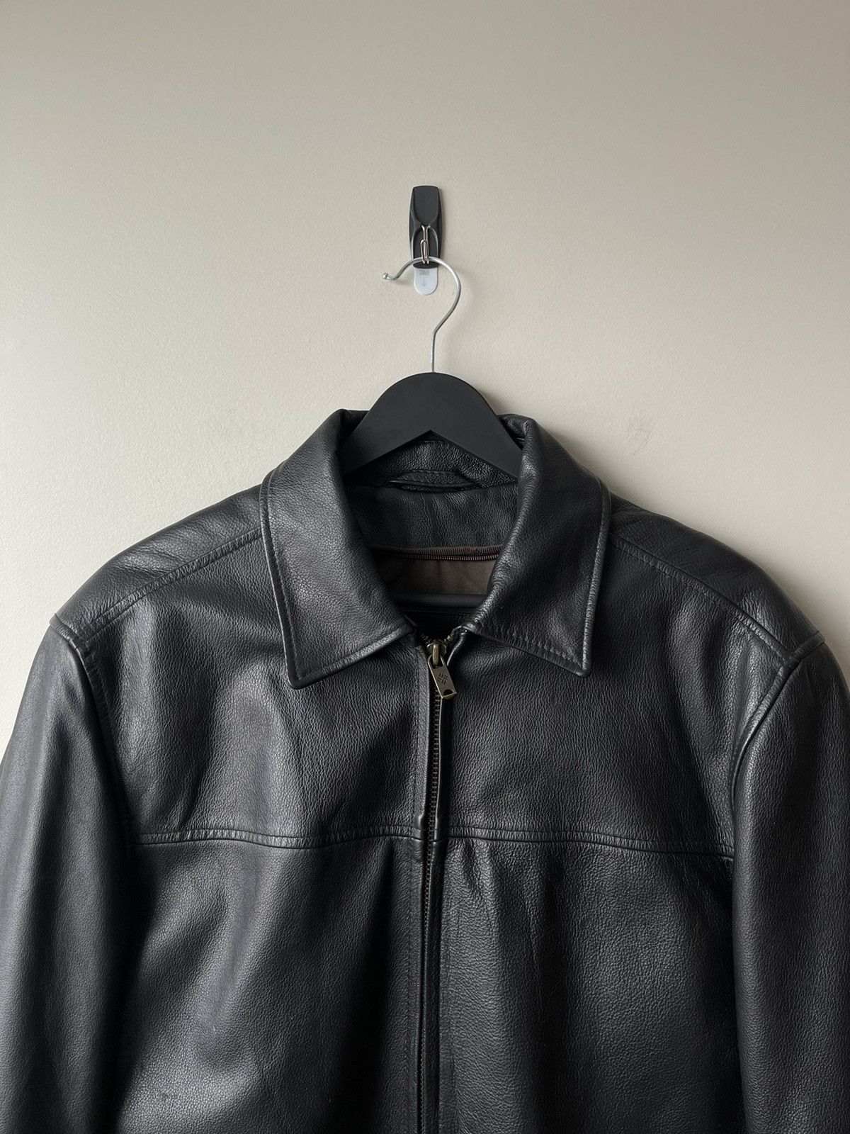 Vintage Vintage Columbia Minimalist Leather Jacket Size US S / EU 44-46 / 1 - 6 Thumbnail