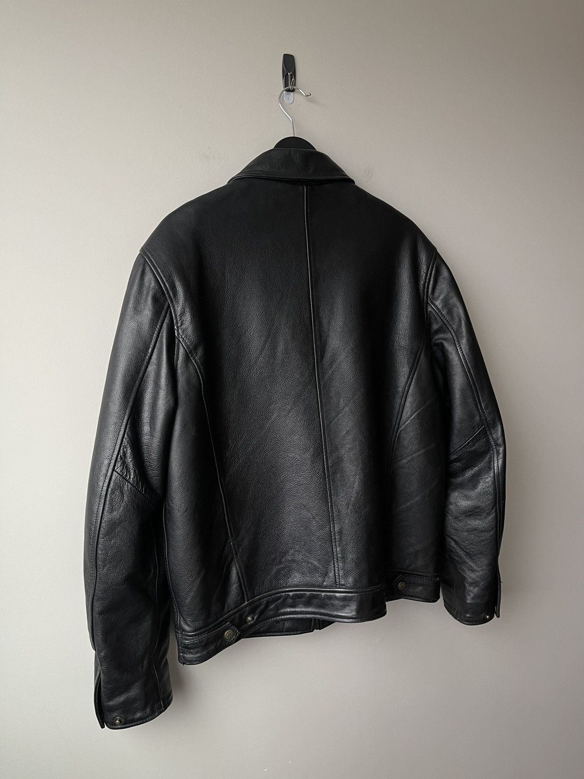 Vintage Vintage Columbia Minimalist Leather Jacket Size US S / EU 44-46 / 1 - 13 Thumbnail