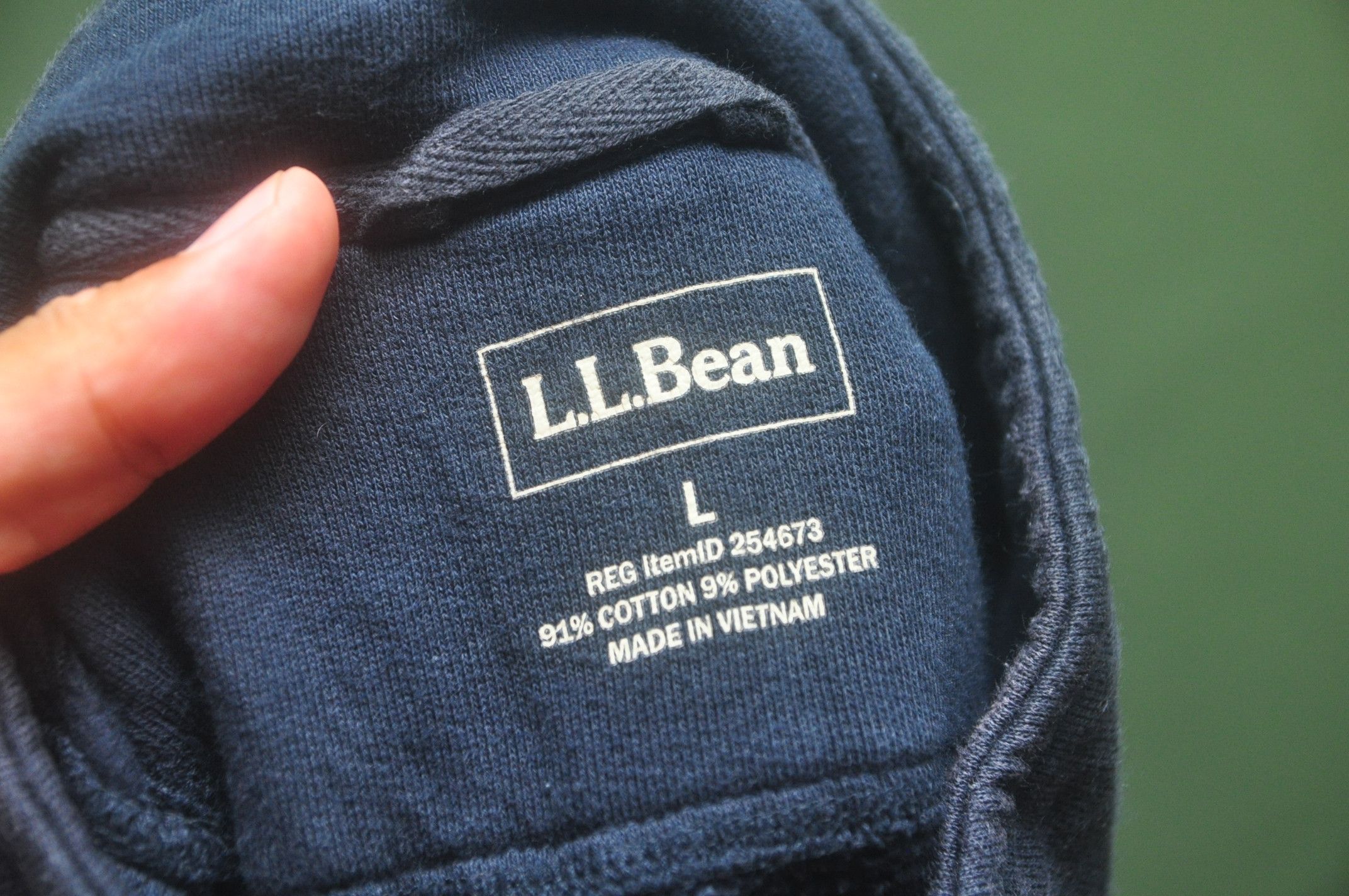 L.L. Bean L.L.Bean Dark Green Long Sleeve Pullover Size US L / EU 52-54 / 3 - 7 Thumbnail