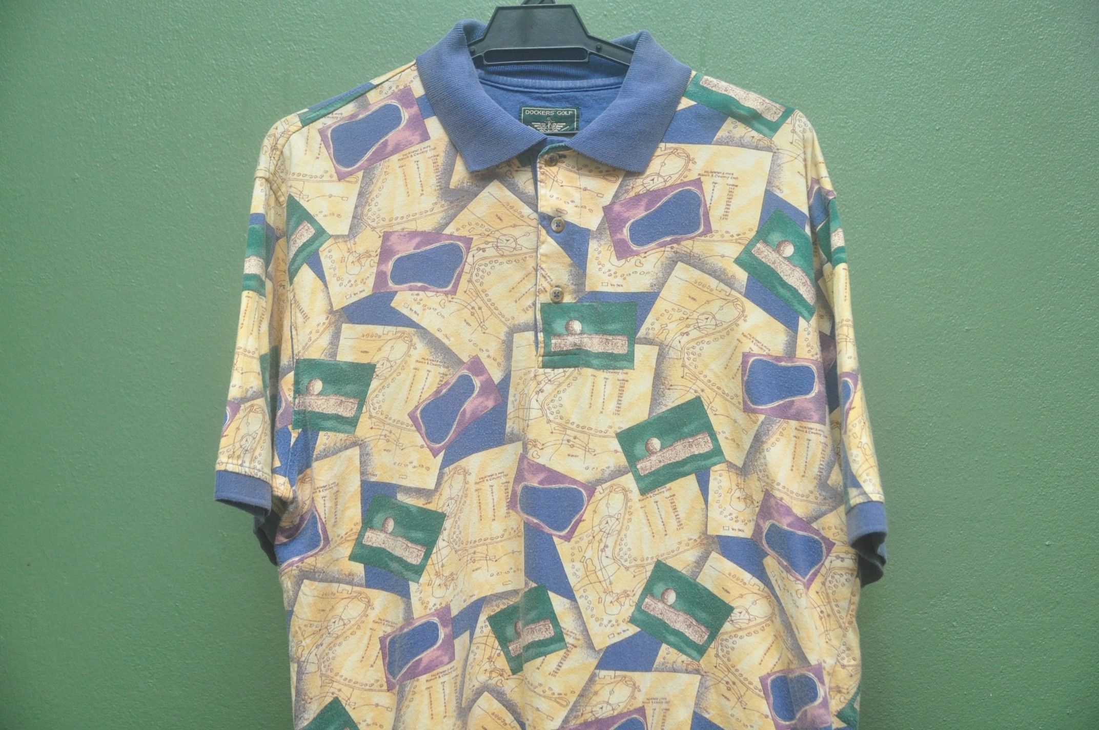 Japanese Brand Dockers Fullprint Made In Saipan Medium Size Shirt Size US L / EU 52-54 / 3 - 3 Thumbnail