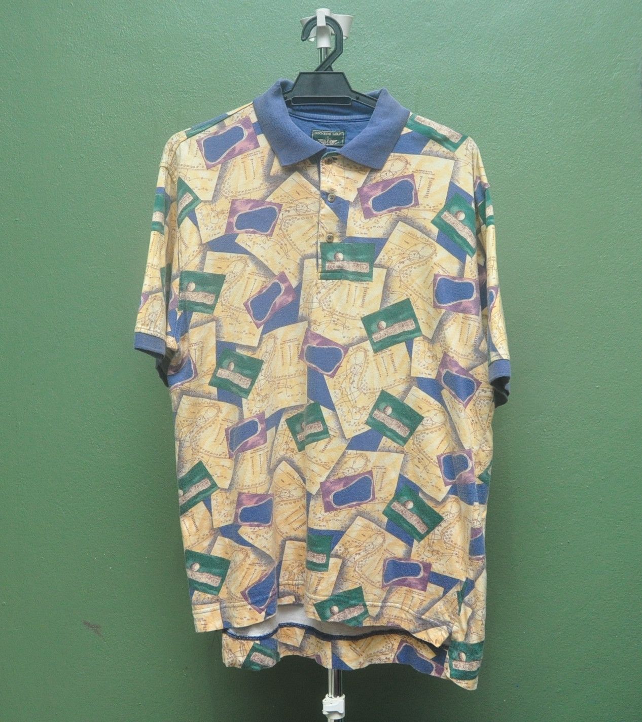 Japanese Brand Dockers Fullprint Made In Saipan Medium Size Shirt Size US L / EU 52-54 / 3 - 1 Thumbnail
