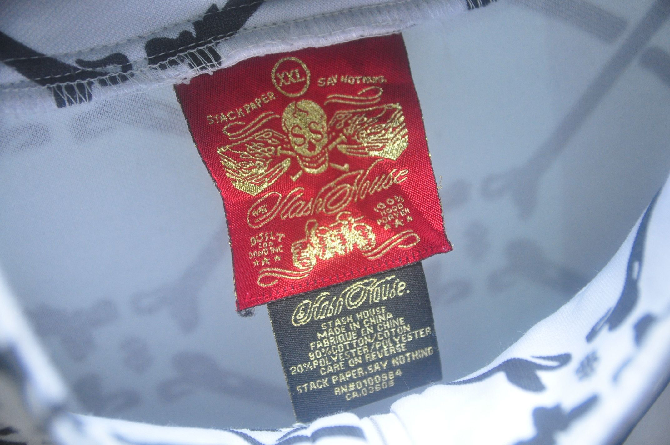 Designer × Japanese Brand × Vintage Hash House Fullprint Skull Money Sweater Size US XXL / EU 58 / 5 - 6 Thumbnail