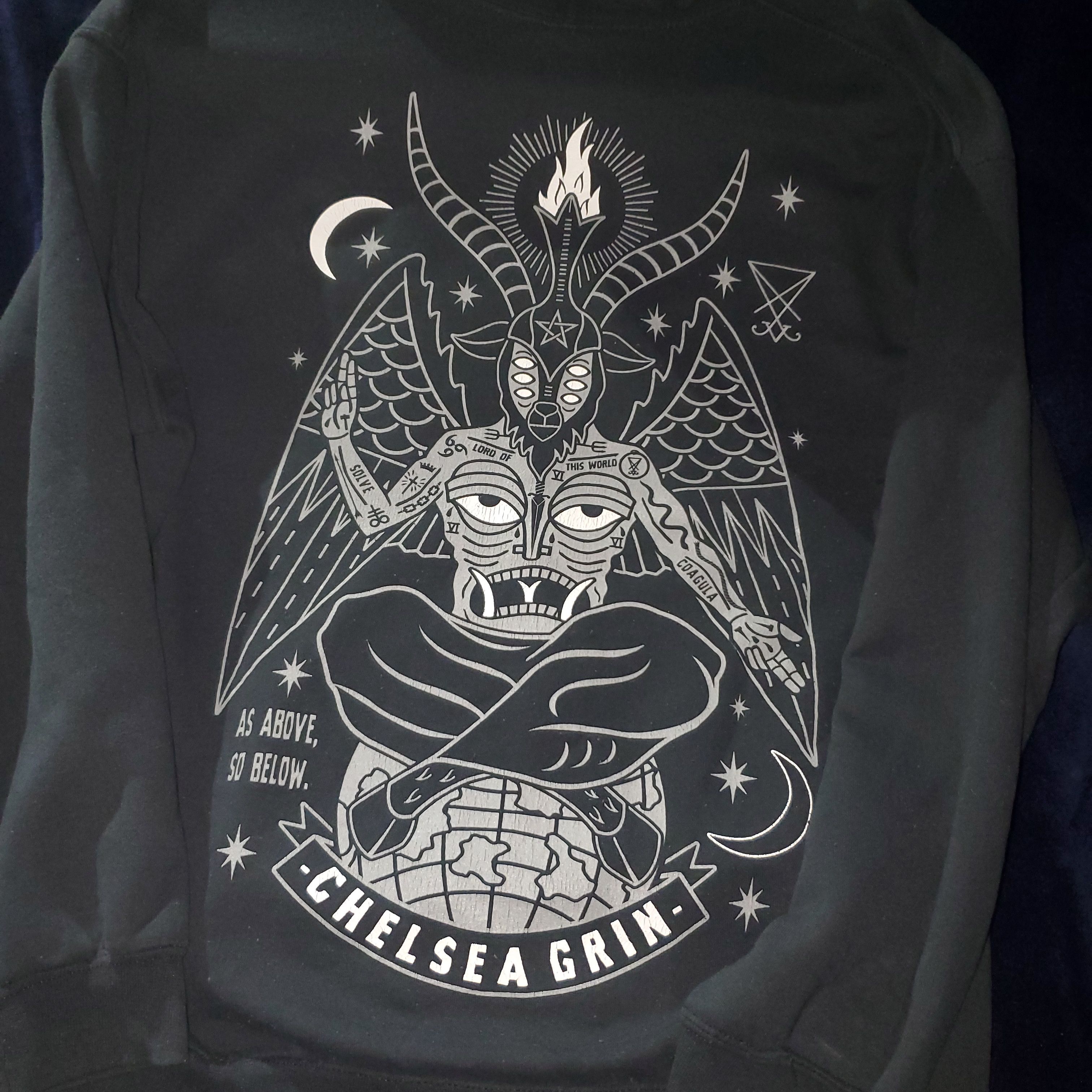 Band Tees VINTAGE CHELSEA GRIN HOODIE Grailed