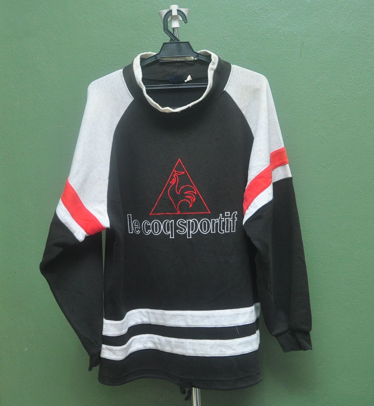 Designer × Japanese Brand × Le Coq Sportif Vintage Le Coq Sportif Pullover Travis Scott Style Fashion Size US XL / EU 56 / 4 - 1 Thumbnail