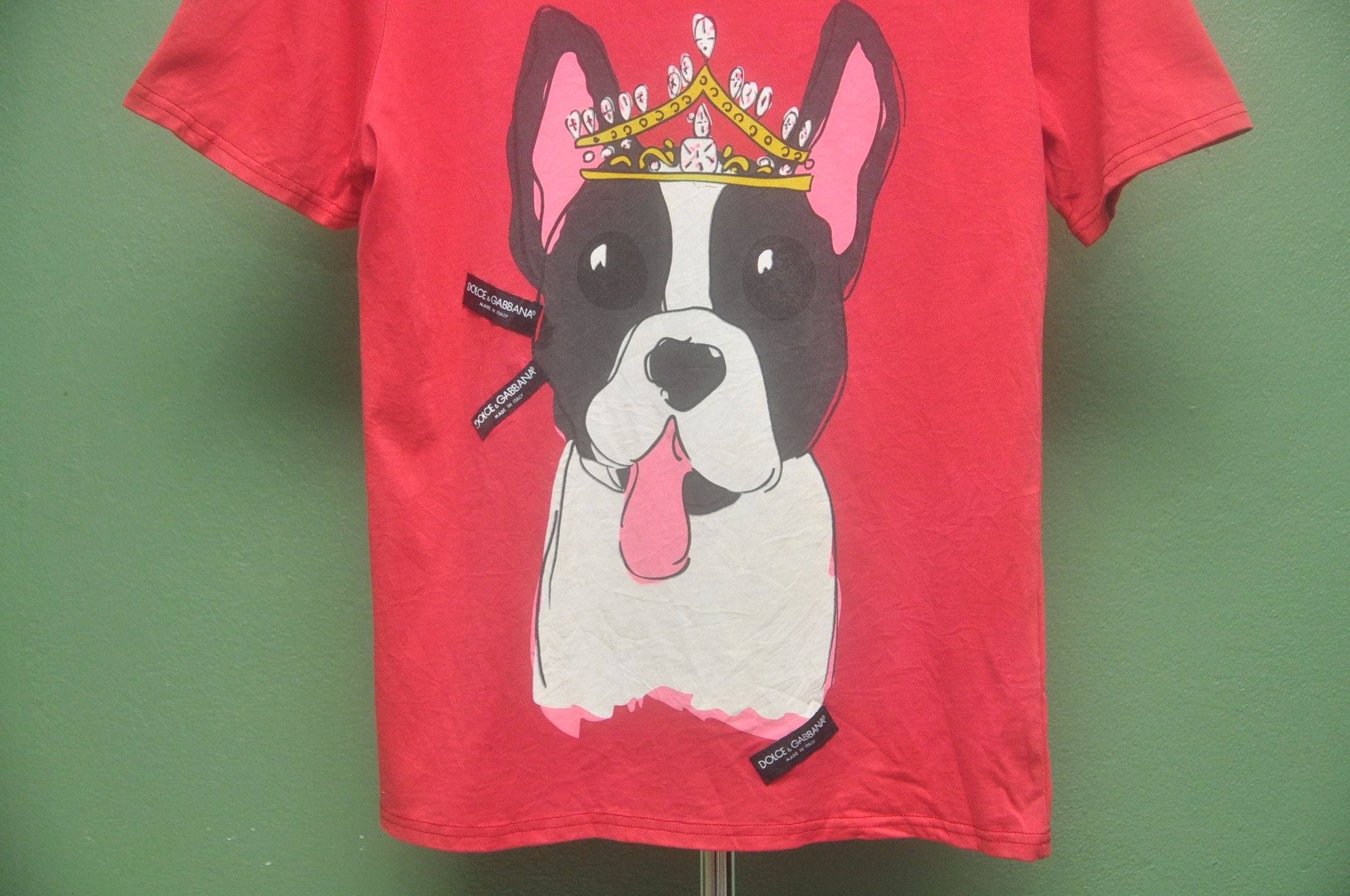 Japanese Brand × Vintage Vintage Dolce & Gabanna D&G Big Face Logo Shirt Size US M / EU 48-50 / 2 - 4 Thumbnail