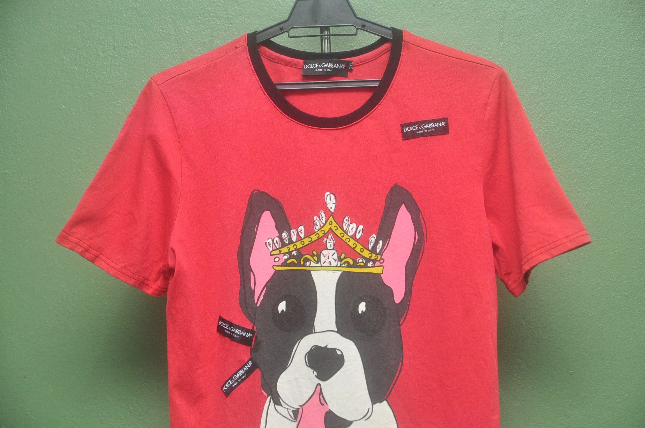 Japanese Brand × Vintage Vintage Dolce & Gabanna D&G Big Face Logo Shirt Size US M / EU 48-50 / 2 - 3 Thumbnail