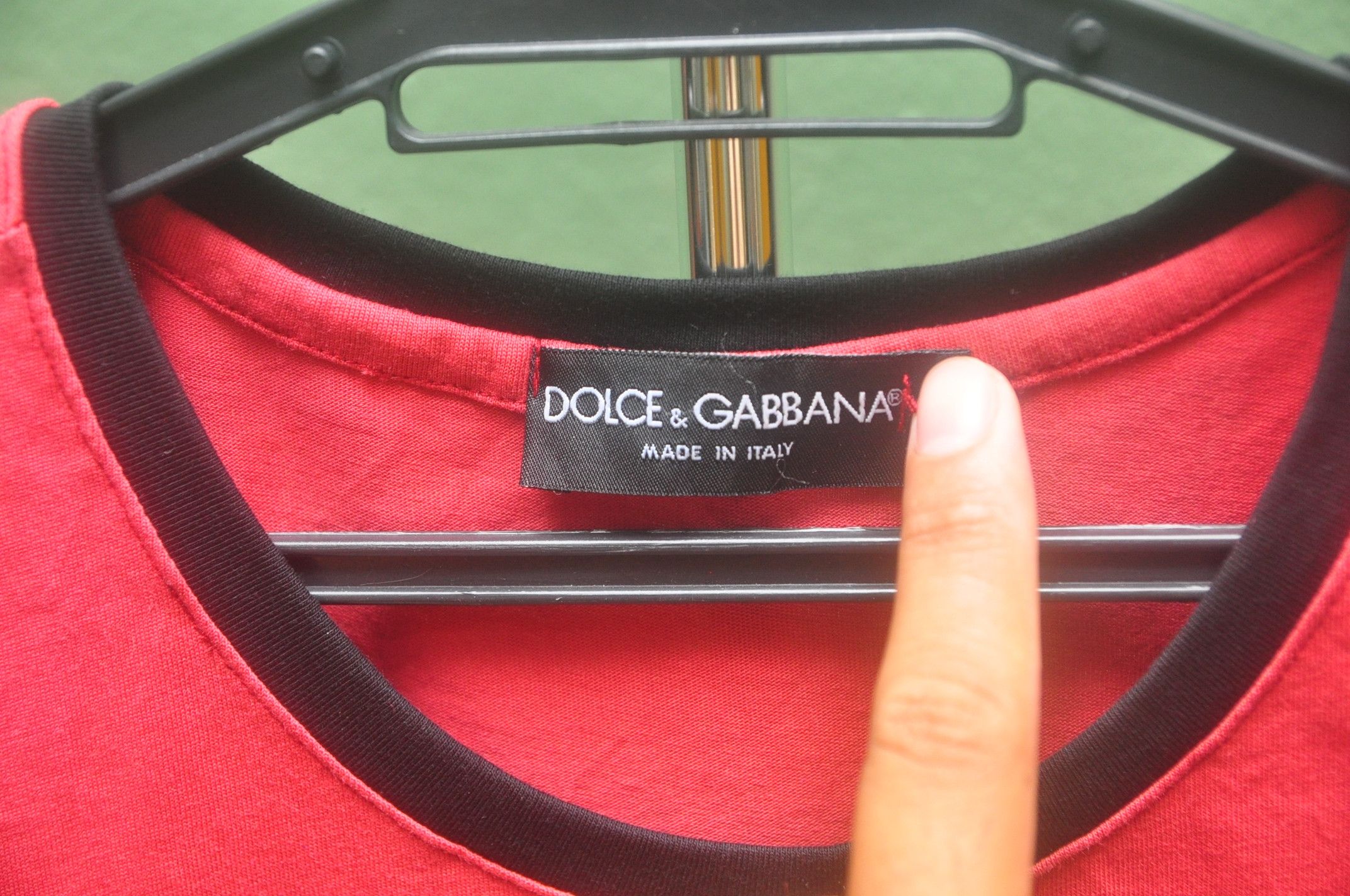 Japanese Brand × Vintage Vintage Dolce & Gabanna D&G Big Face Logo Shirt Size US M / EU 48-50 / 2 - 7 Thumbnail
