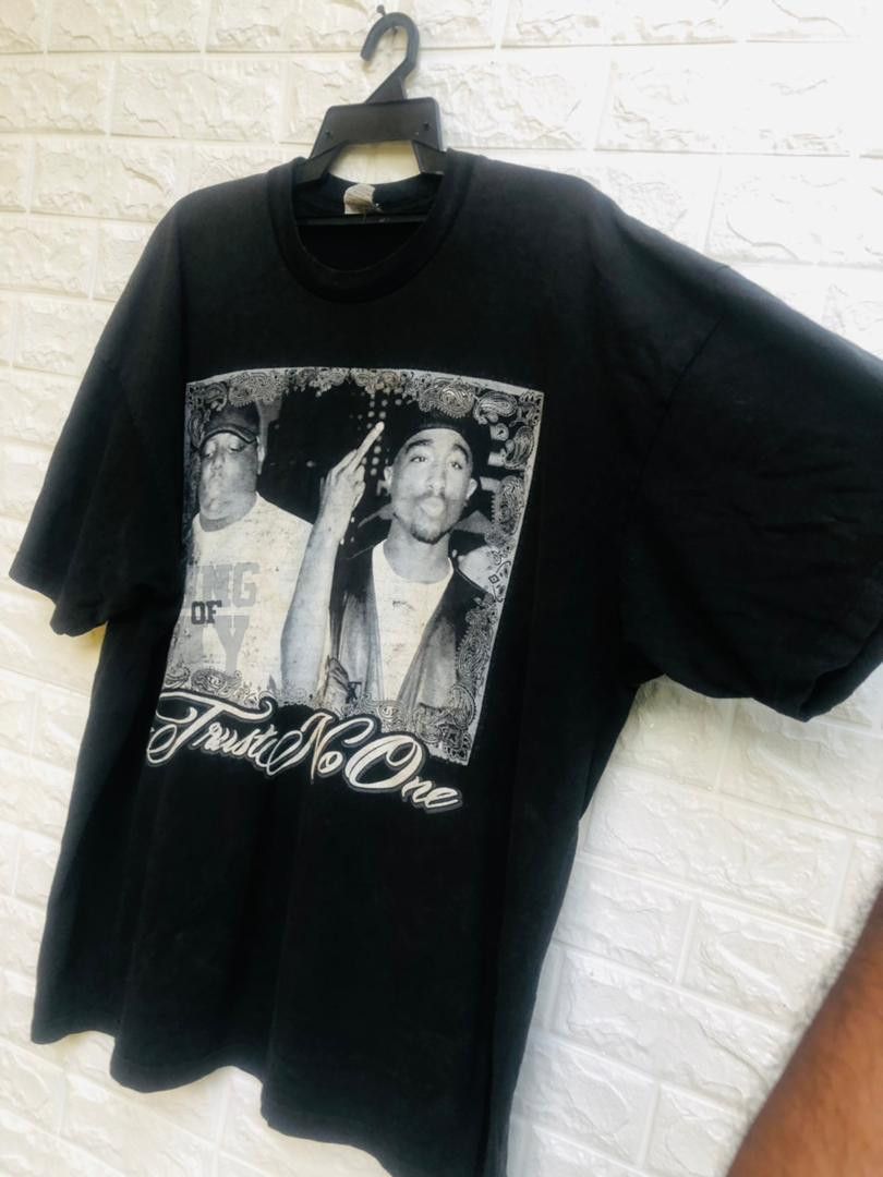 Band Tees Vintage Trust No One Designer Streetwear Fashion Style Size US XXL / EU 58 / 5 - 5 Thumbnail
