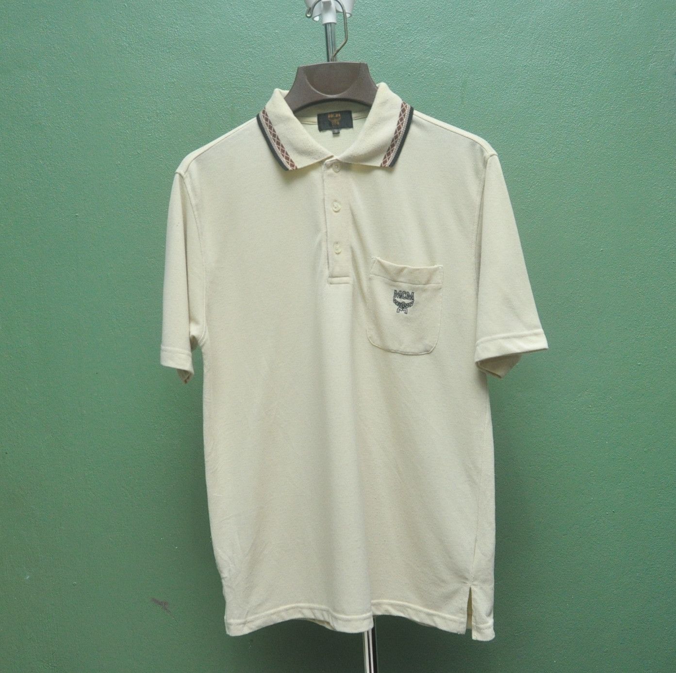 Designer × Japanese Brand × MCM MCM Polo Short Sleeve Shirt Size US M / EU 48-50 / 2 - 1 Thumbnail