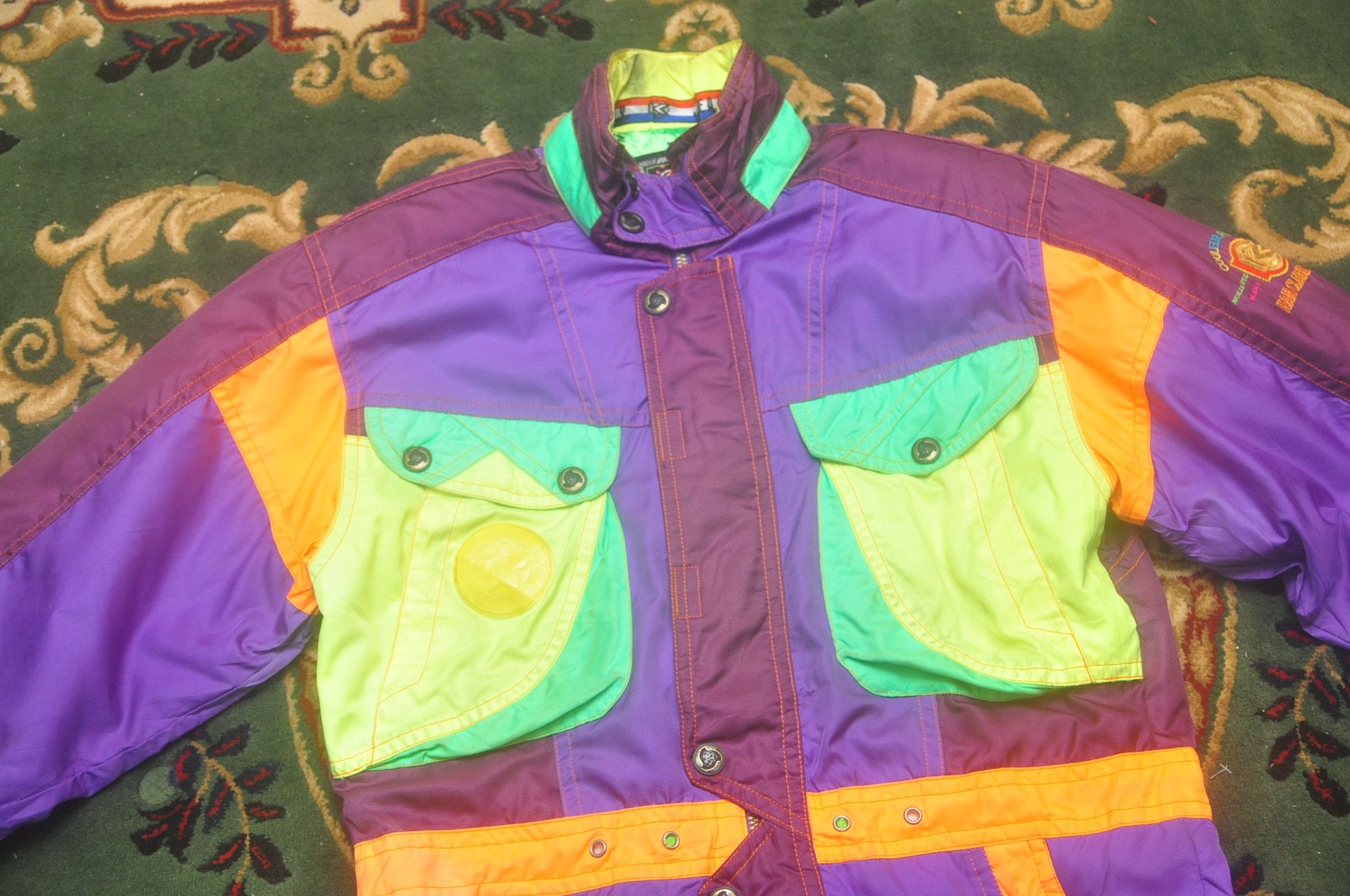 Japanese Brand × Vintage Killy Ski Big Pocket Multicolour Jacket Travis Scott Style Size US L / EU 52-54 / 3 - 3 Thumbnail