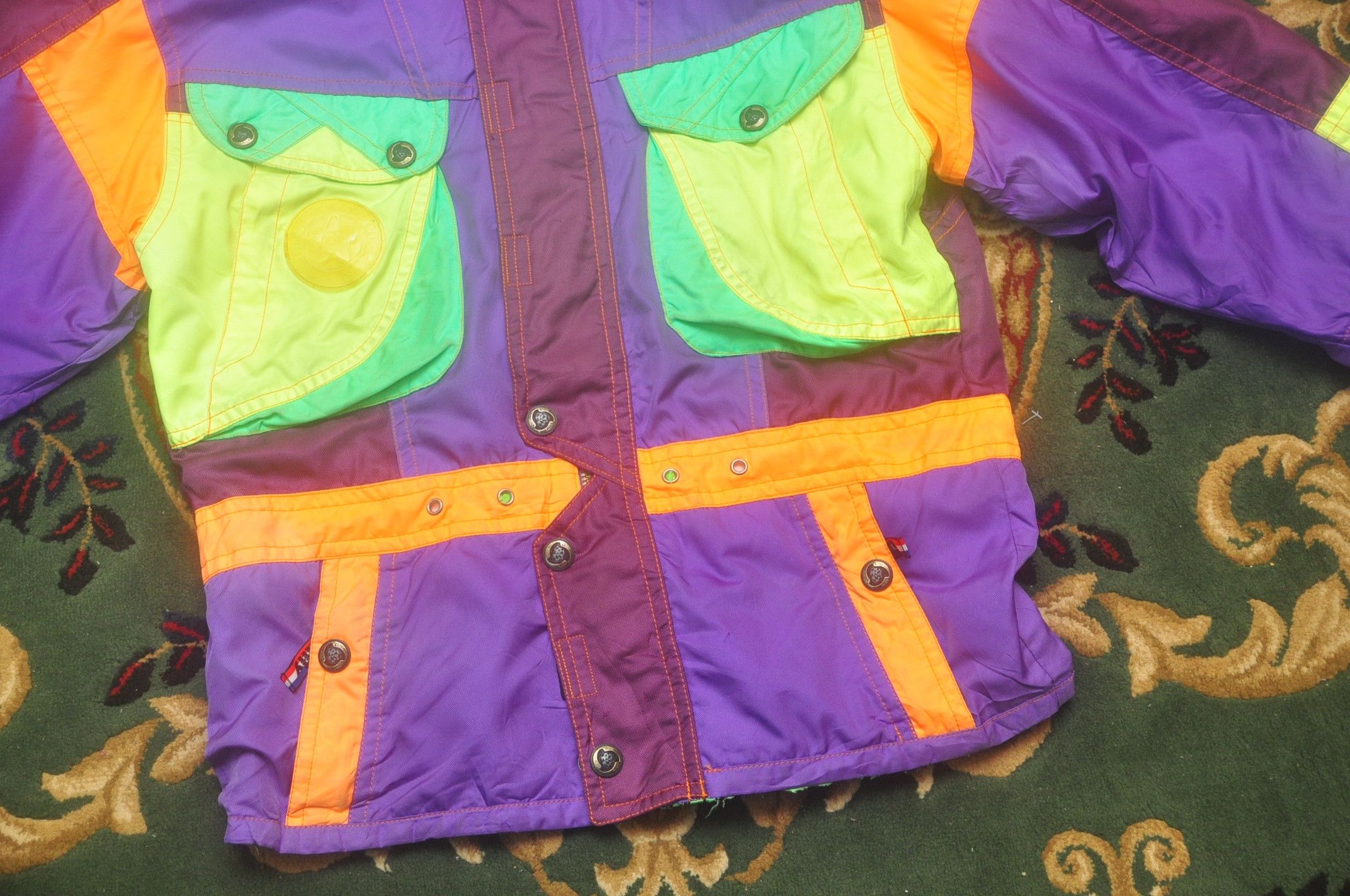 Japanese Brand × Vintage Killy Ski Big Pocket Multicolour Jacket Travis Scott Style Size US L / EU 52-54 / 3 - 4 Thumbnail