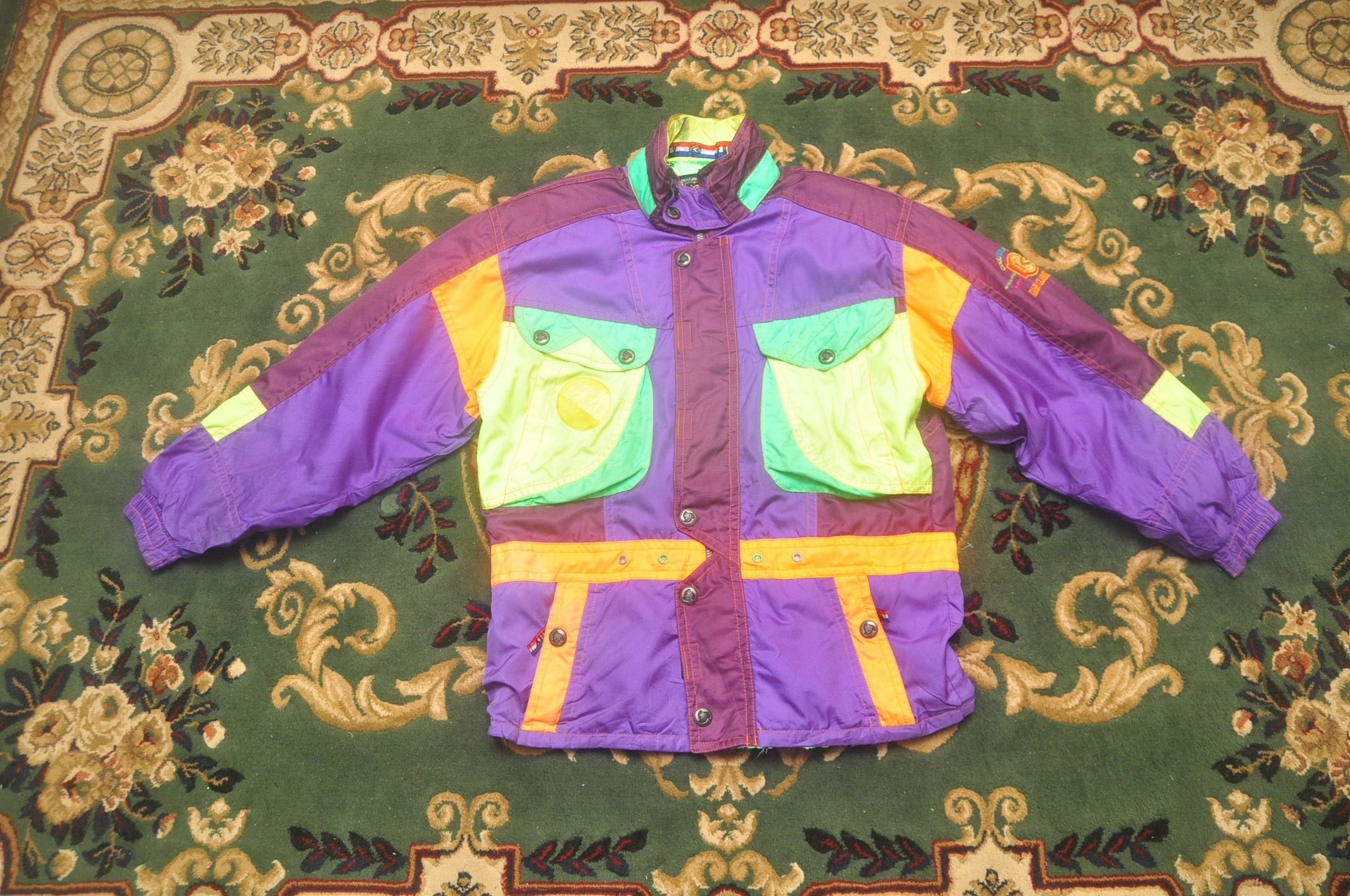 Japanese Brand × Vintage Killy Ski Big Pocket Multicolour Jacket Travis Scott Style Size US L / EU 52-54 / 3 - 1 Thumbnail