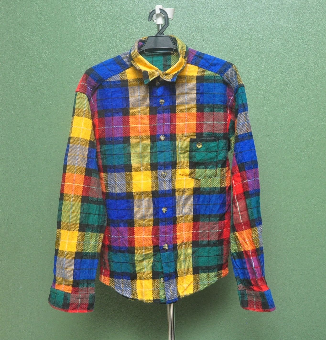 Designer × Japanese Brand Vintage Multicolour Button Up Shirt Travis Scott Style Size US M / EU 48-50 / 2 - 1 Thumbnail