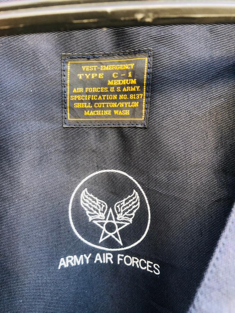 Japanese Brand Vintage Army Air Force Pocket Vest Travis Scott Fashion Size US L / EU 52-54 / 3 - 10 Thumbnail