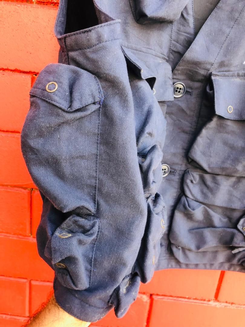 Japanese Brand Vintage Army Air Force Pocket Vest Travis Scott Fashion Size US L / EU 52-54 / 3 - 6 Thumbnail