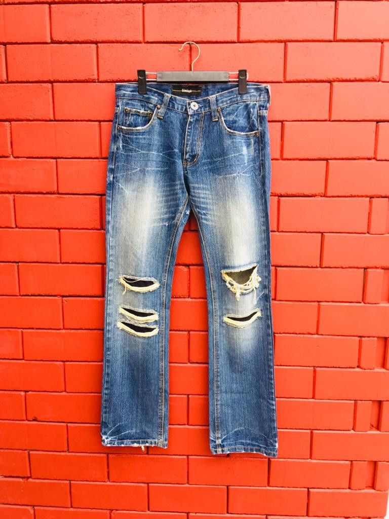 Limited Japanese Big Skull Fashion Style Denim Jeans