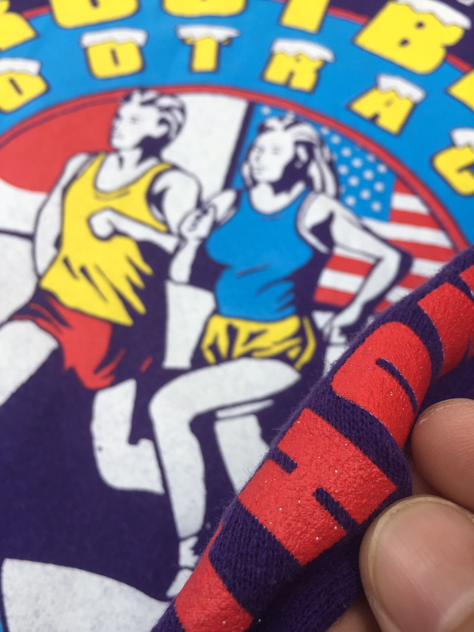 Jerzees × Vintage Vtg. 90's Jerzees Campaign Running Sweatshirt Size US S / EU 44-46 / 1 - 15 Thumbnail