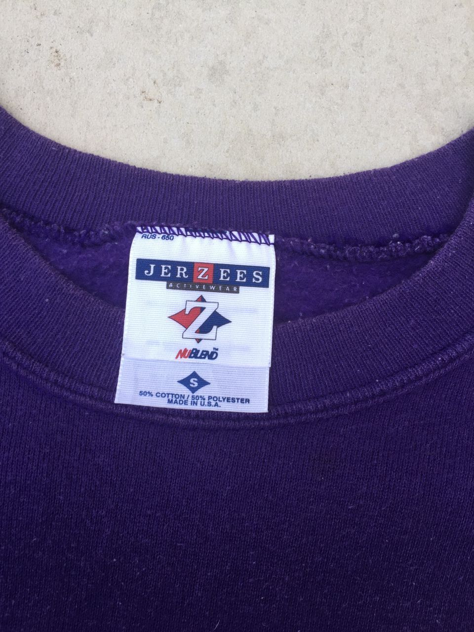 Jerzees × Vintage Vtg. 90's Jerzees Campaign Running Sweatshirt Size US S / EU 44-46 / 1 - 8 Thumbnail