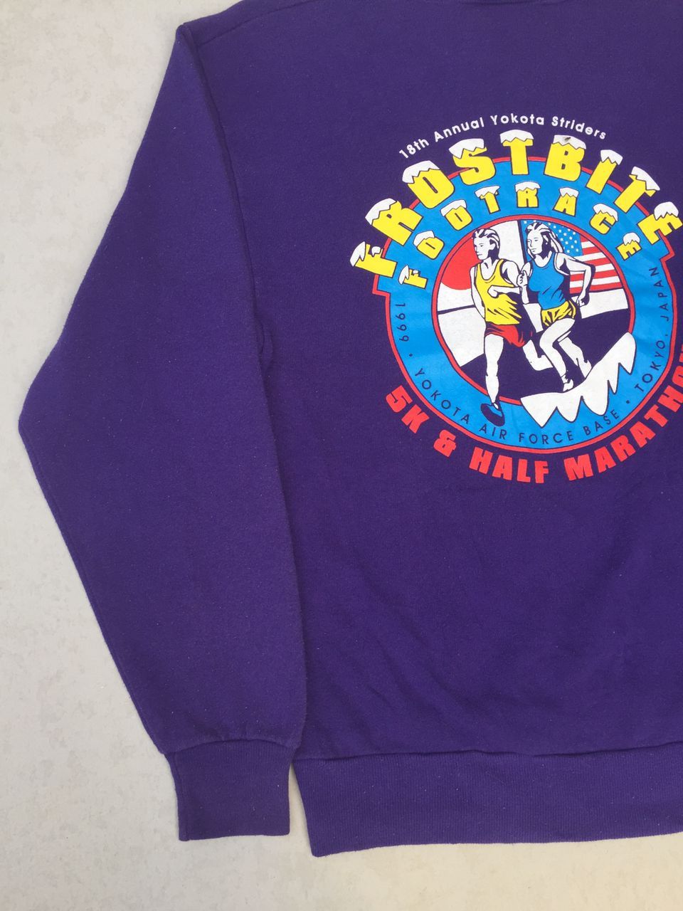 Jerzees × Vintage Vtg. 90's Jerzees Campaign Running Sweatshirt Size US S / EU 44-46 / 1 - 13 Thumbnail
