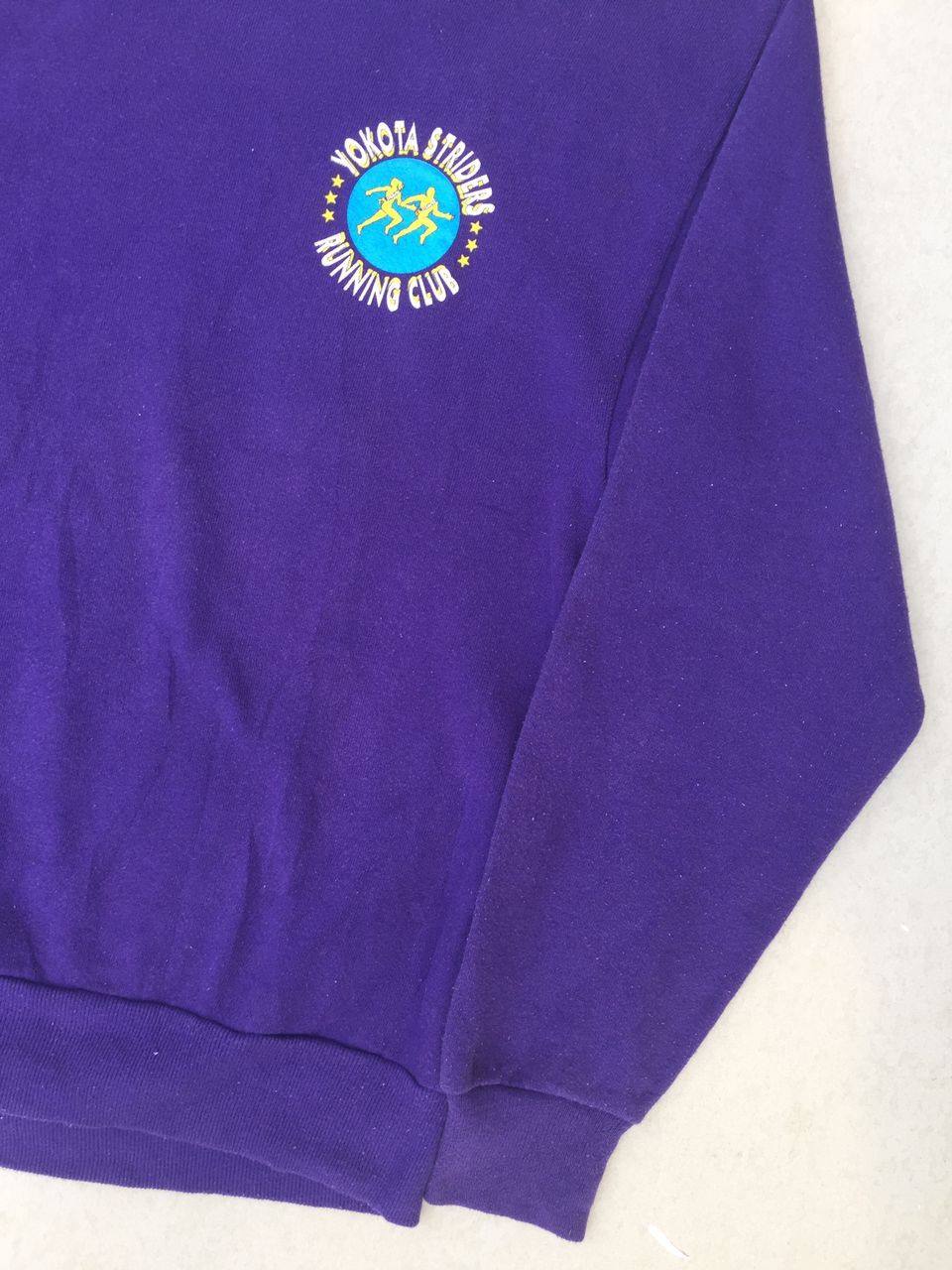 Jerzees × Vintage Vtg. 90's Jerzees Campaign Running Sweatshirt Size US S / EU 44-46 / 1 - 4 Thumbnail