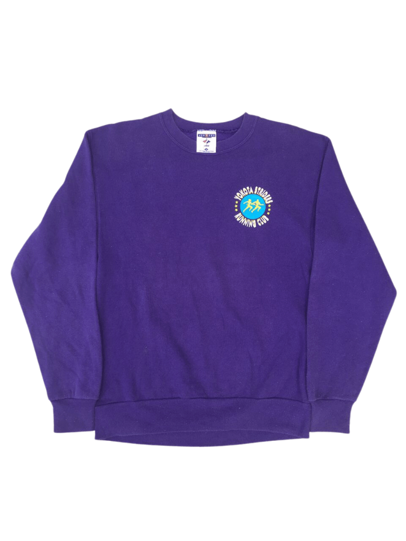 Jerzees × Vintage Vtg. 90's Jerzees Campaign Running Sweatshirt Size US S / EU 44-46 / 1 - 2 Thumbnail